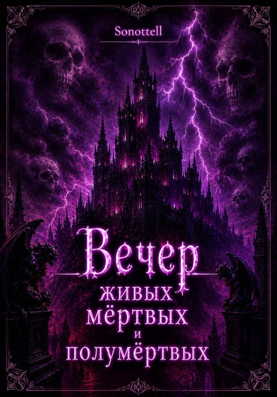 Обложка книги «Вечер живых мёртвых и полумёртвых»