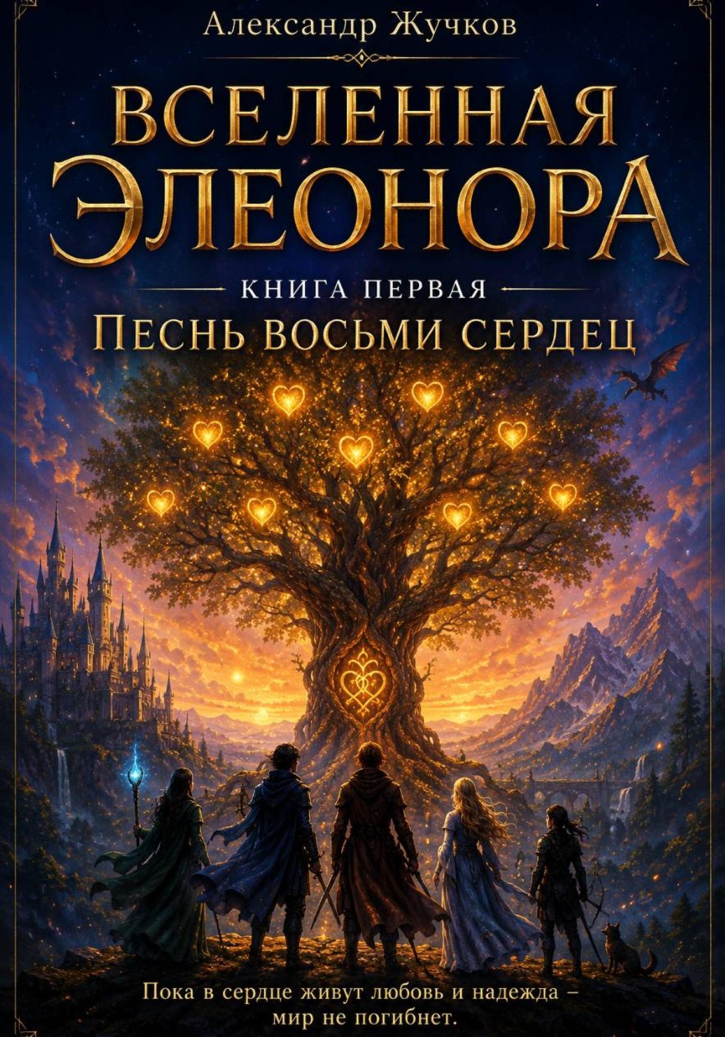Обложка книги «Вселенная Элеонора. Книга первая. Песнь Восьми Сердец.»