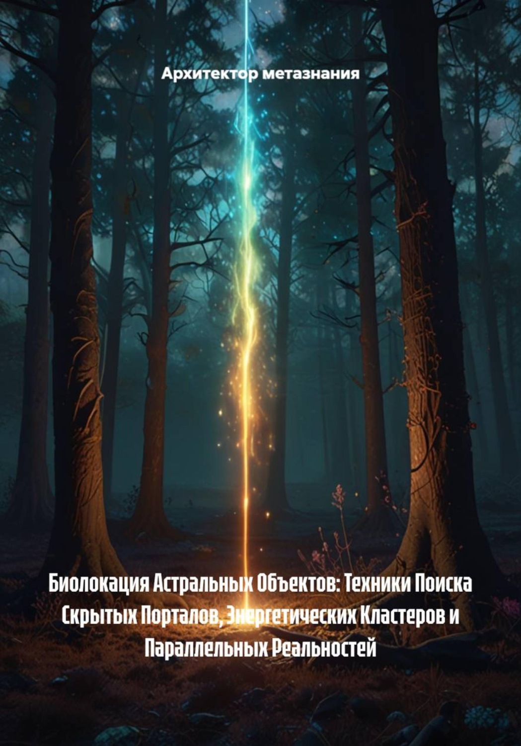 Обложка книги «Биолокация Астральных Объектов: Техники Поиска Скрытых Порталов, Энергетических Кластеров и Параллельных Реальностей»