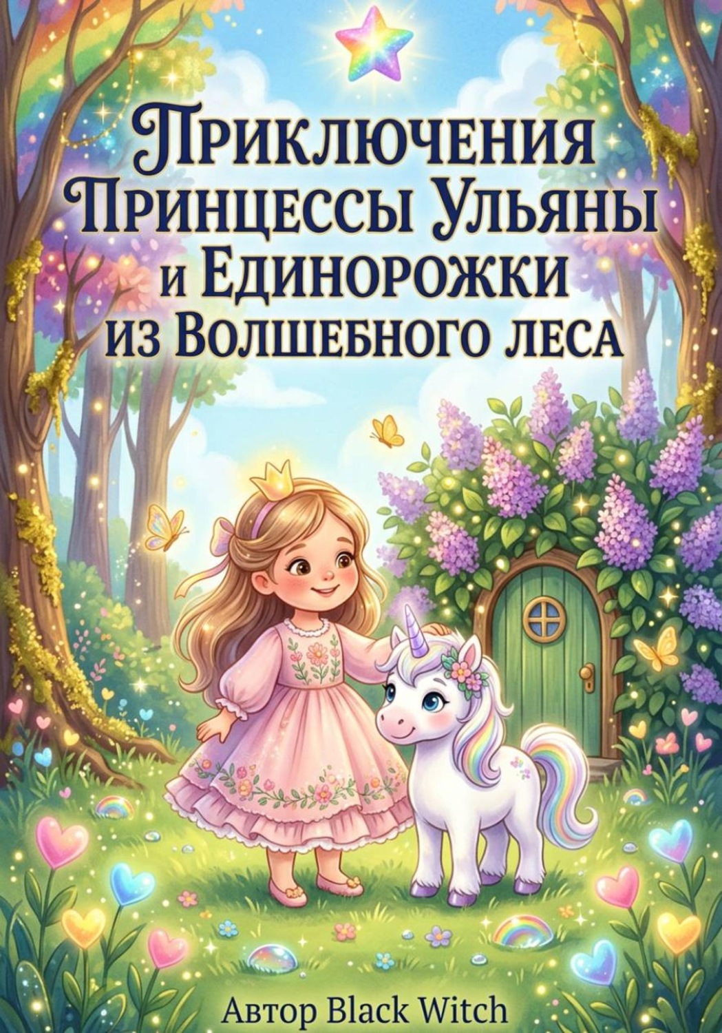 Обложка книги «Приключения принцессы Ульяны и единорожки из Волшебного леса»