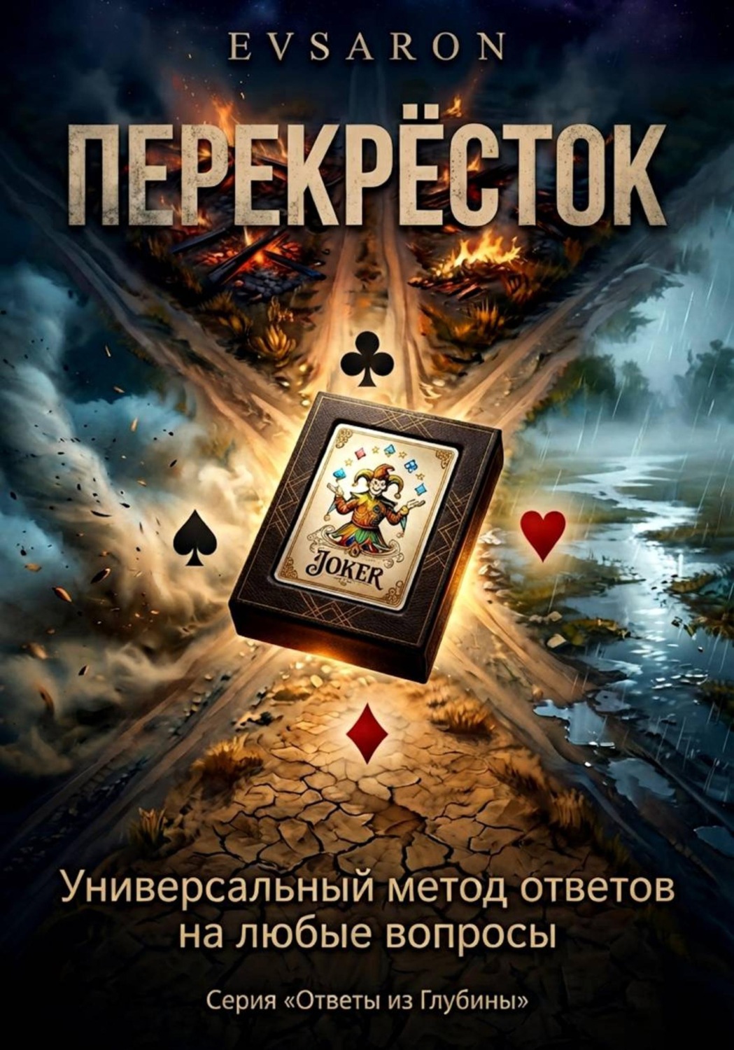 Обложка книги «ПЕРЕКРЁСТОК — универсальный метод ответов на любые вопросы»