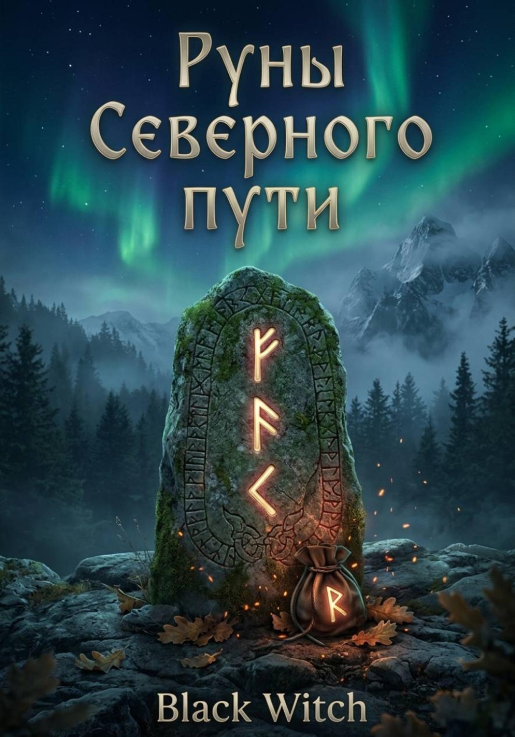 Обложка книги «Руны Северного пути. Обучающая книга по Старшему Футарку, скандинавским образам, раскладам и практическому применению»