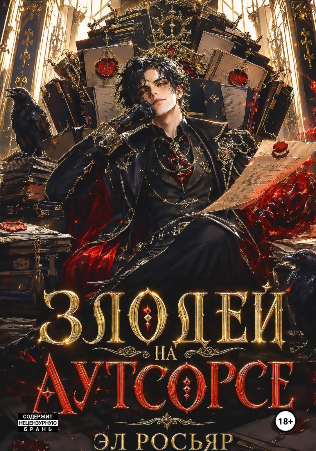Обложка книги «Злодей на аутсорсе»