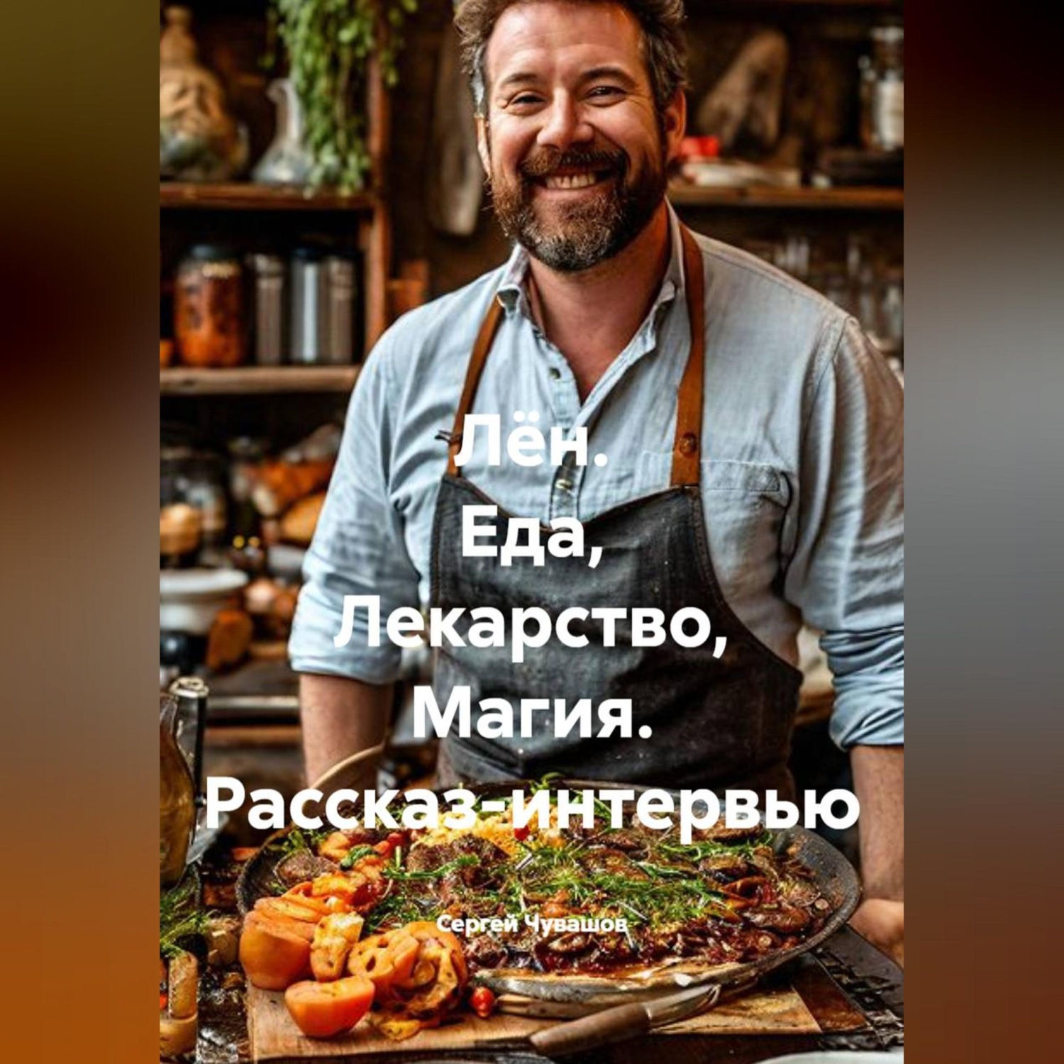 Обложка книги «Лён. Еда, Лекарство, Магия. Рассказ-интервью»
