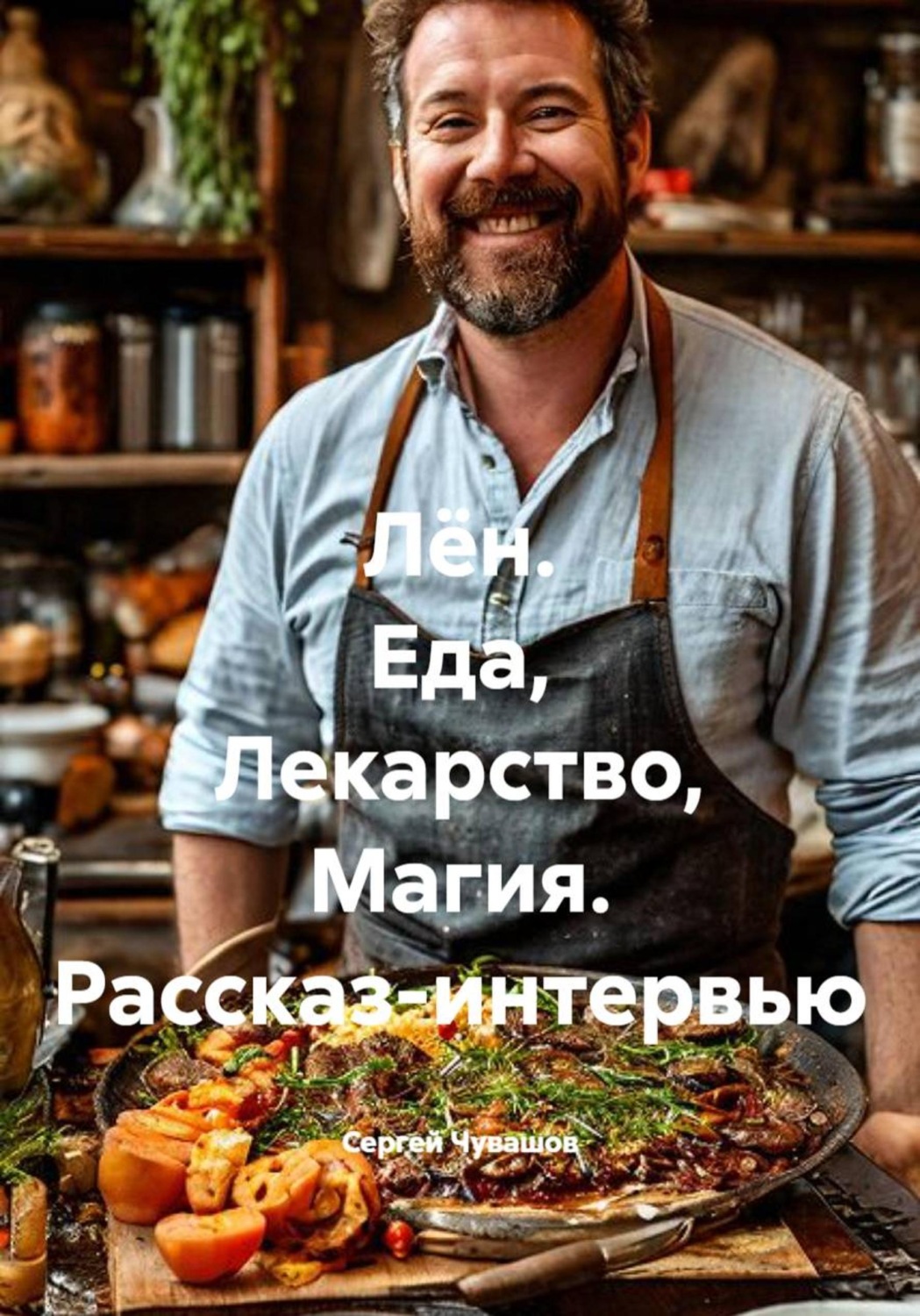 Обложка книги «Лён. Еда, Лекарство, Магия. Рассказ-интервью»
