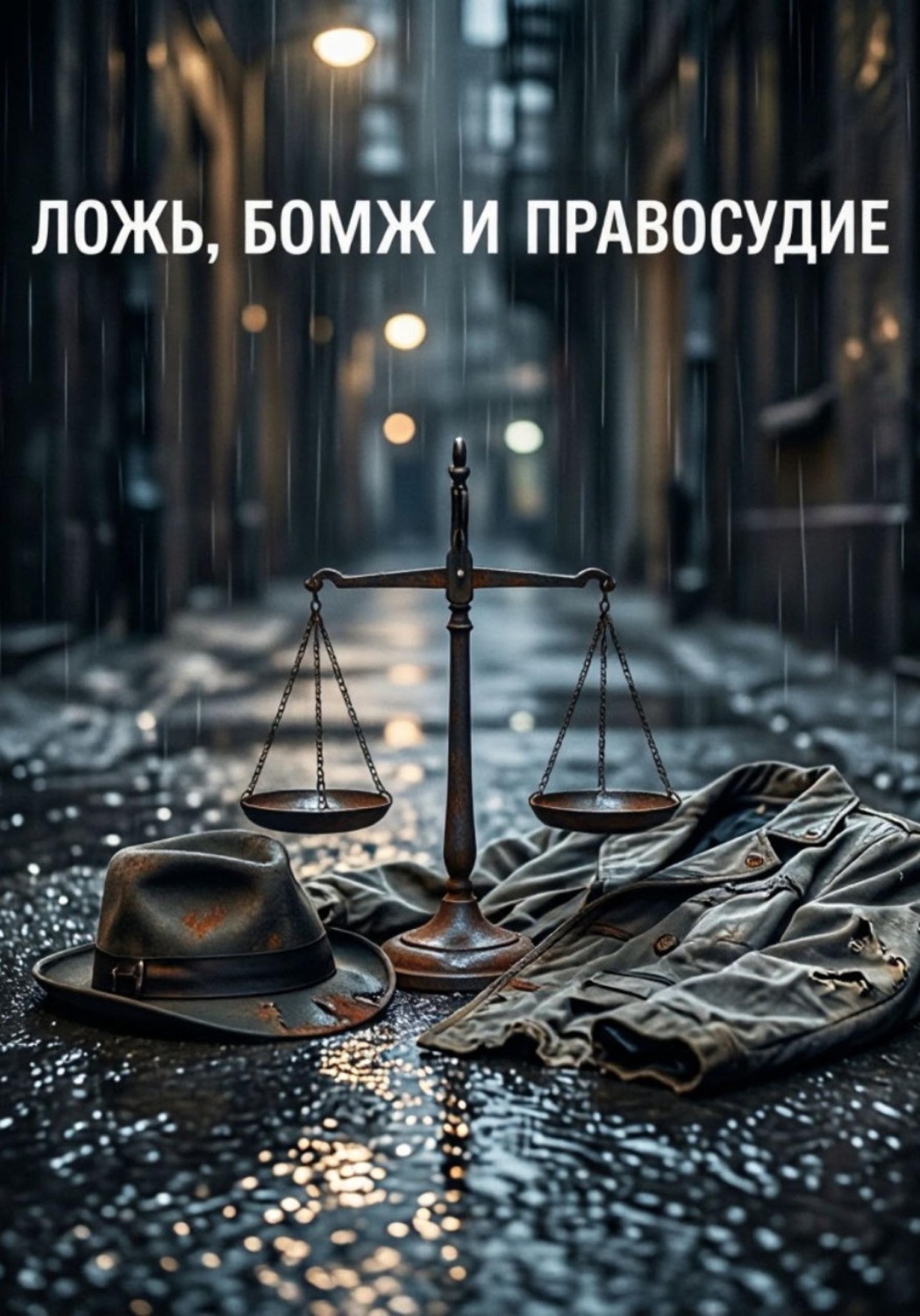 Обложка книги «Ложь, бомж и правосудие»