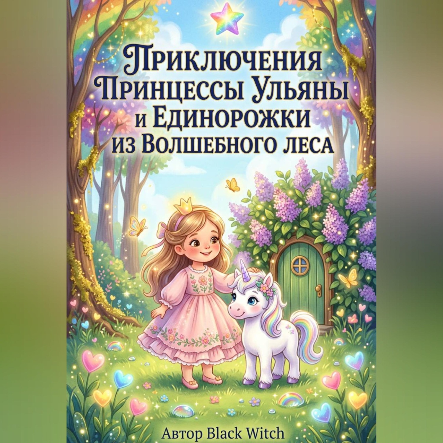 Обложка книги «Приключения принцессы Ульяны и единорожки из Волшебного леса»