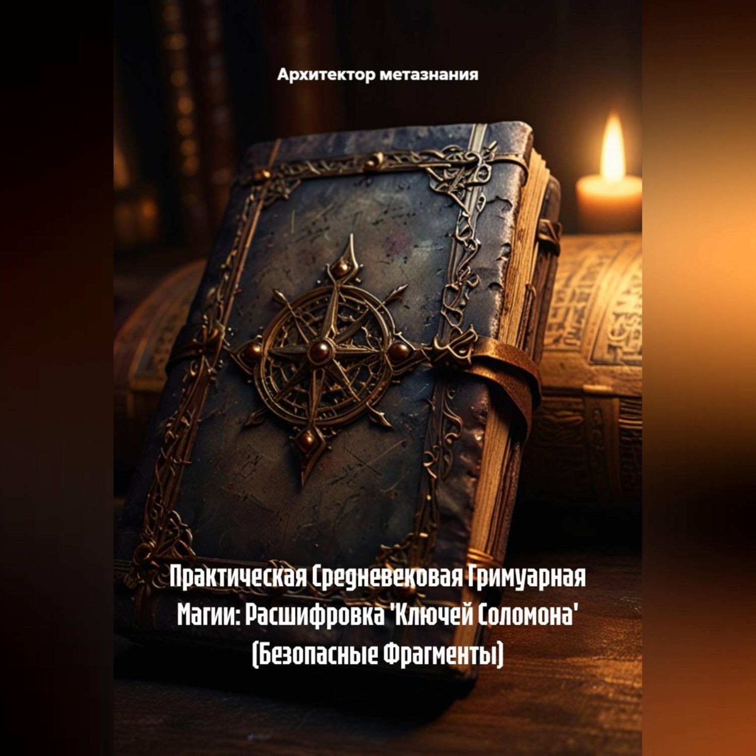 Обложка книги «Практическая Средневековая Гримуарная Магии: Расшифровка 'Ключей Соломона' (Безопасные Фрагменты)»