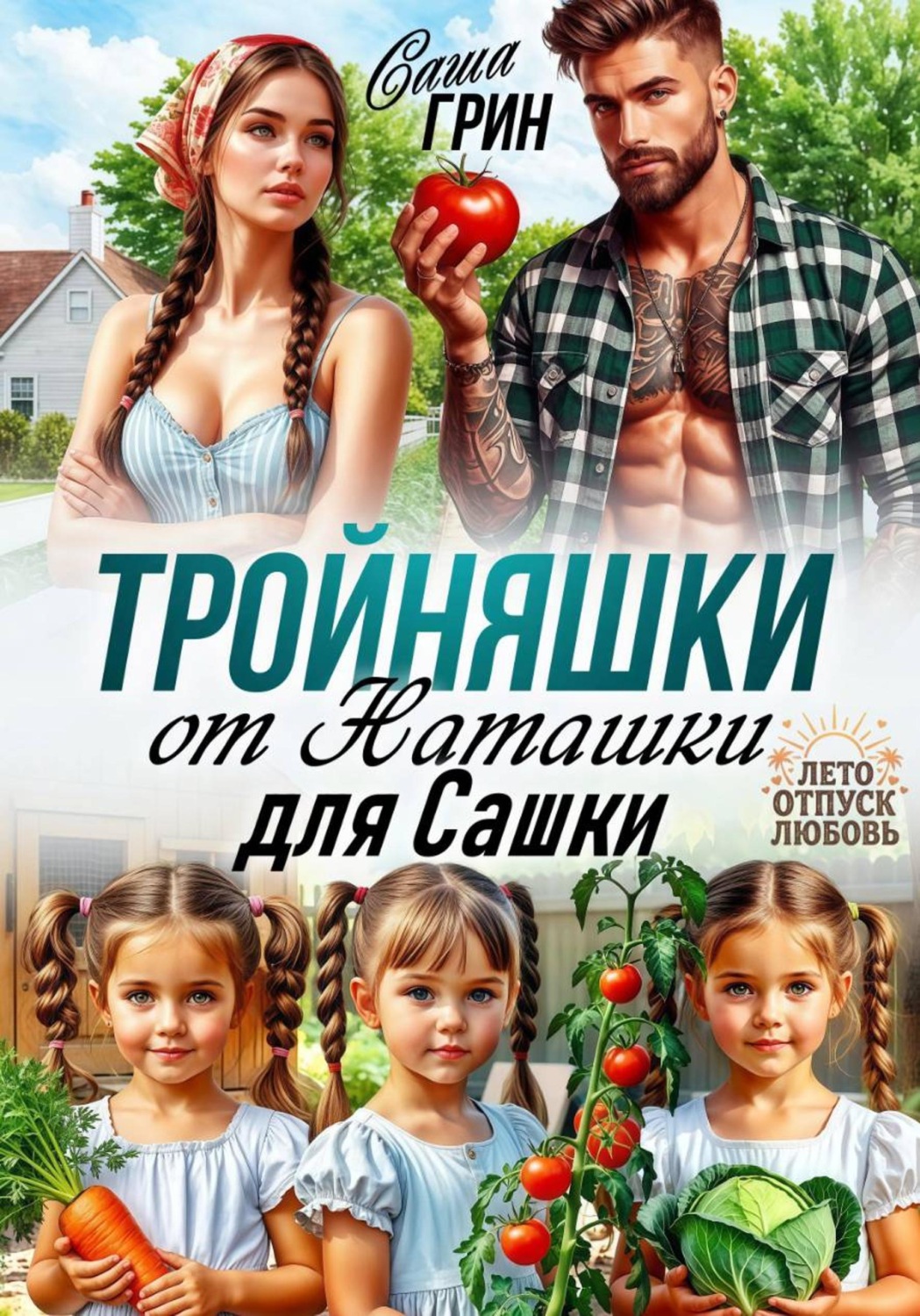 Обложка книги «Тройняшки от Наташки для Сашки»