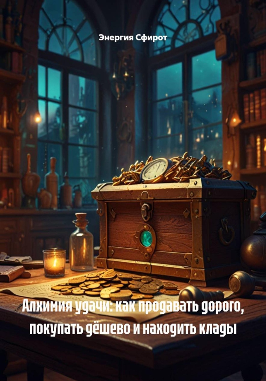 Обложка книги «Алхимия удачи: как продавать дорого, покупать дёшево и находить клады»