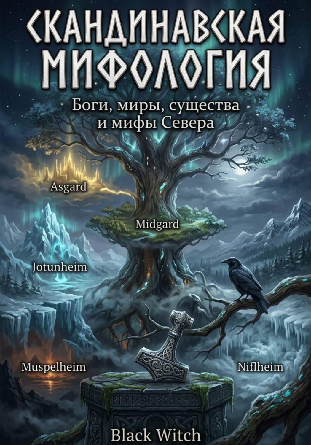 Обложка книги «Скандинавская мифология. Боги, миры, существа, герои и мифы Севера»