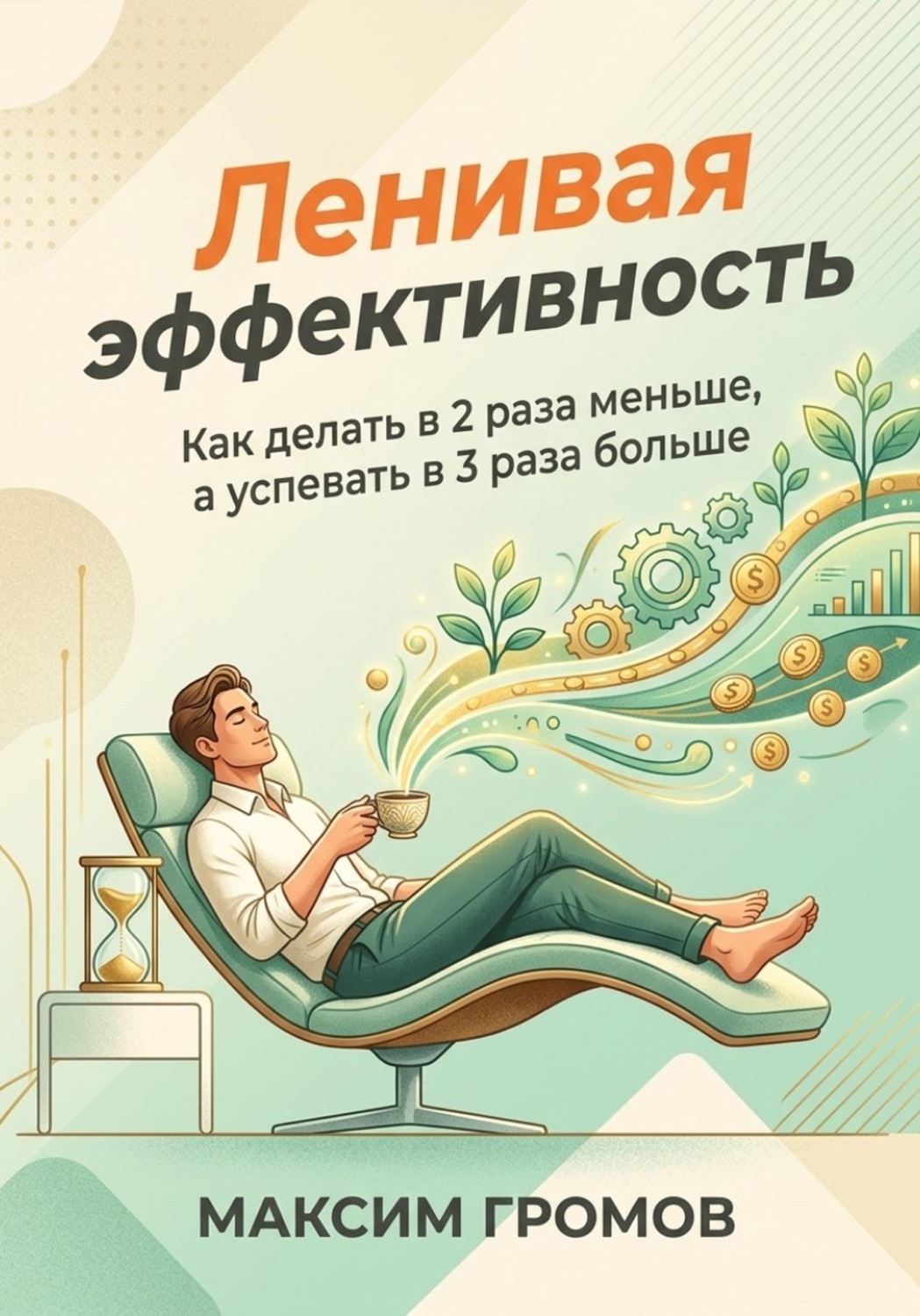 Обложка книги «Ленивая эффективность. Как делать в 2 раза меньше, а успевать в 3 раза больше»