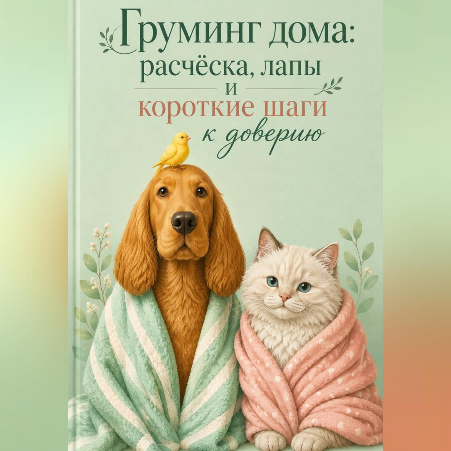 Обложка книги «Груминг дома: расчёска, лапы и короткие шаги к доверию»
