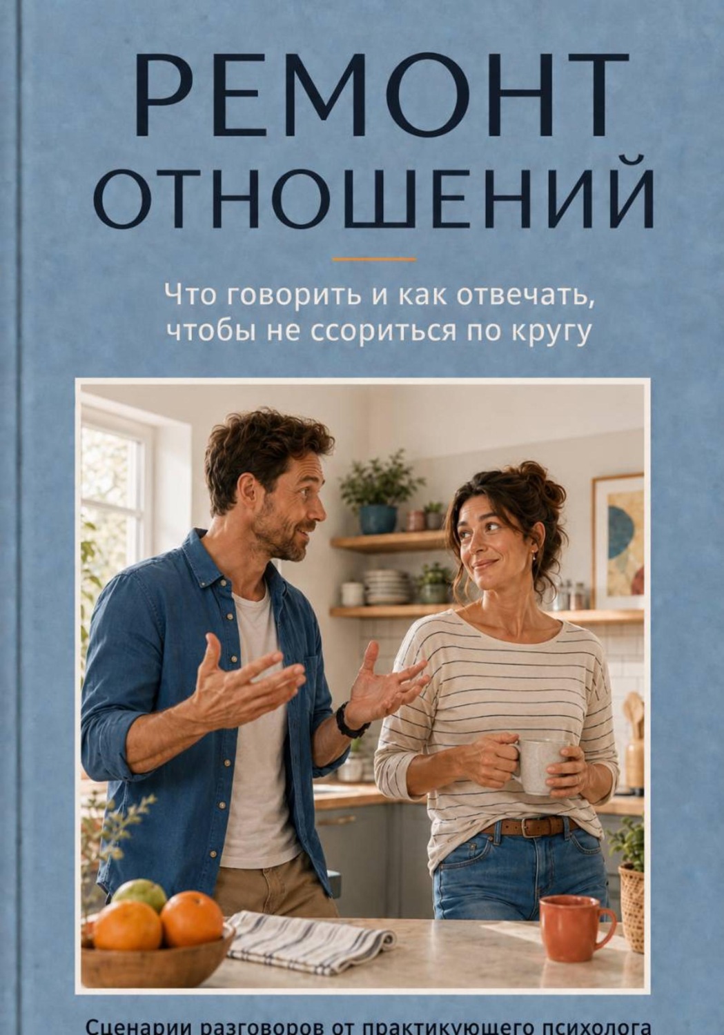 Обложка книги «Ремонт отношений. Что говорить и как отвечать, чтобы не ссориться по кругу»