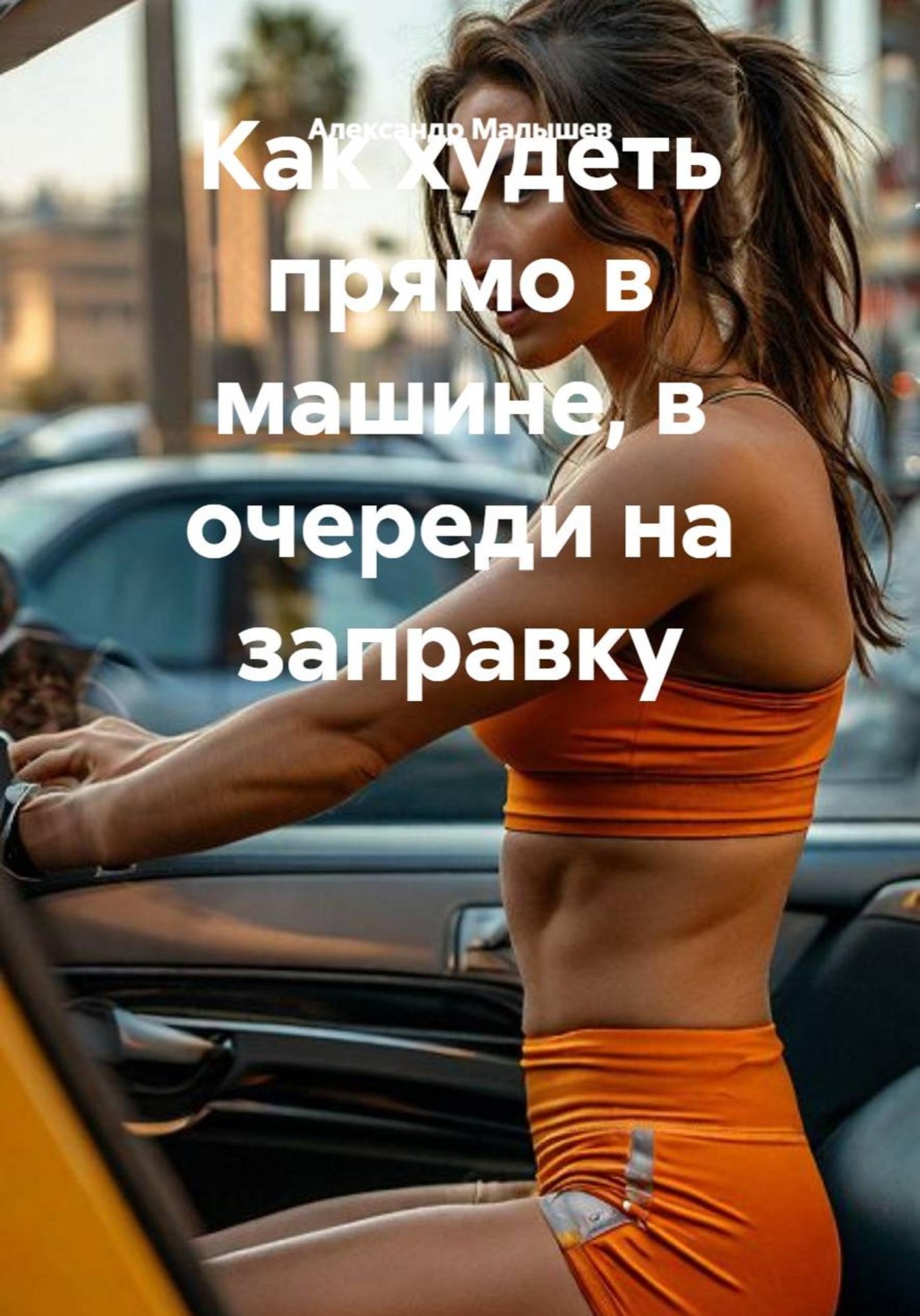 Обложка книги «Как худеть прямо в машине, в очереди на заправку»