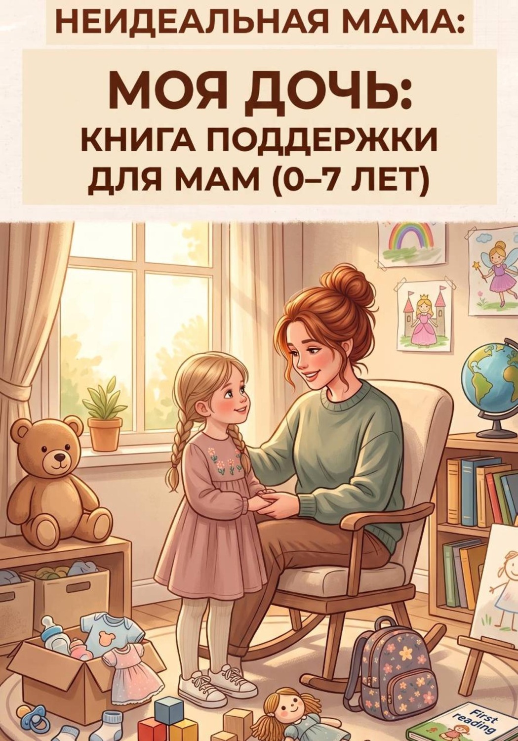 Обложка книги «Моя дочь: книга поддержки для мам (0–7 лет)»
