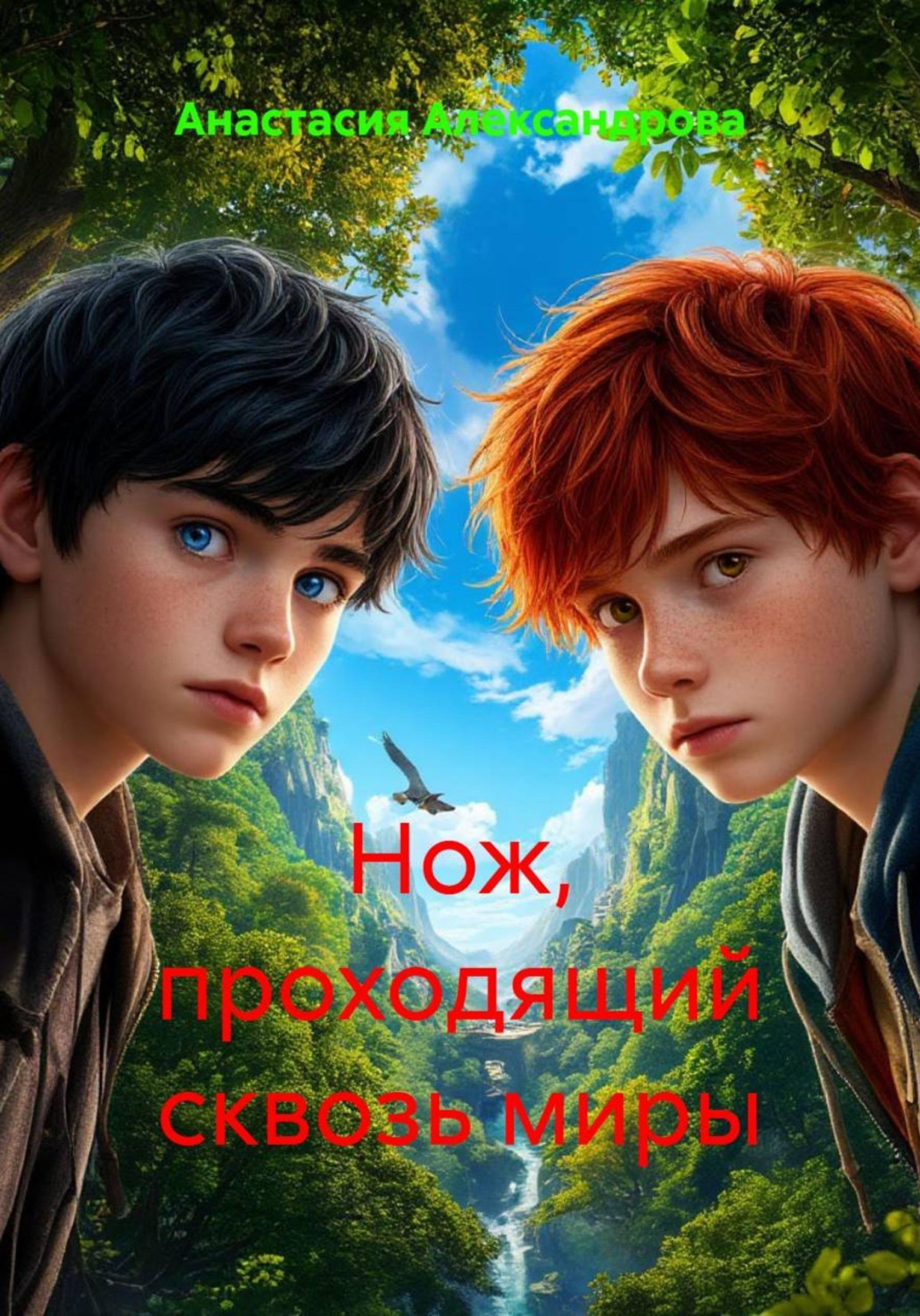 Обложка книги «Нож, проходящий сквозь миры»