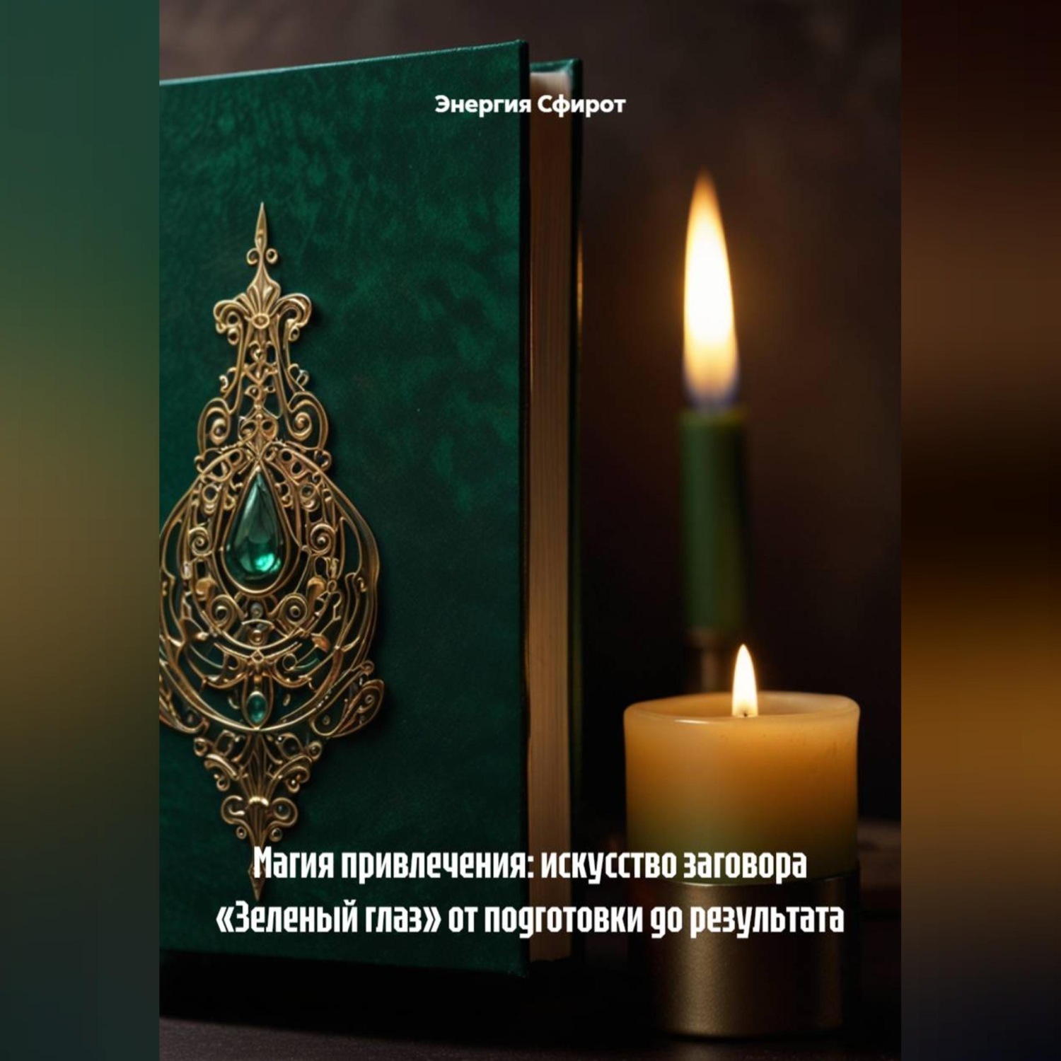 Обложка книги «Магия привлечения: искусство заговора «Зеленый глаз» от подготовки до результата»