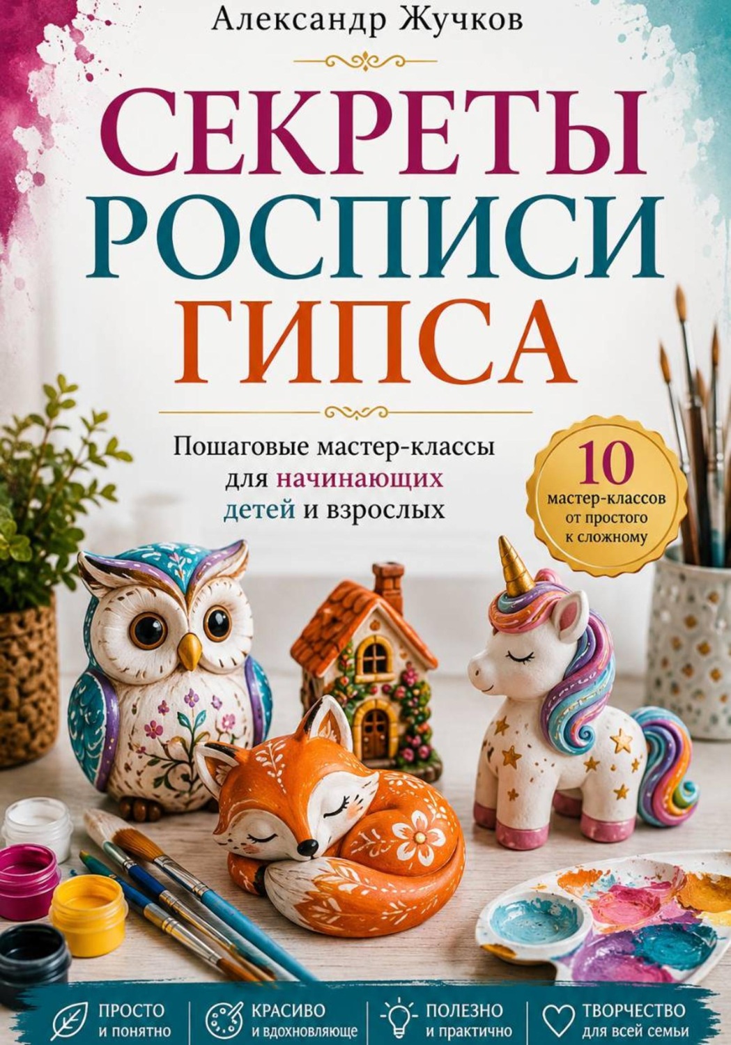 Обложка книги «Секреты росписи гипса»