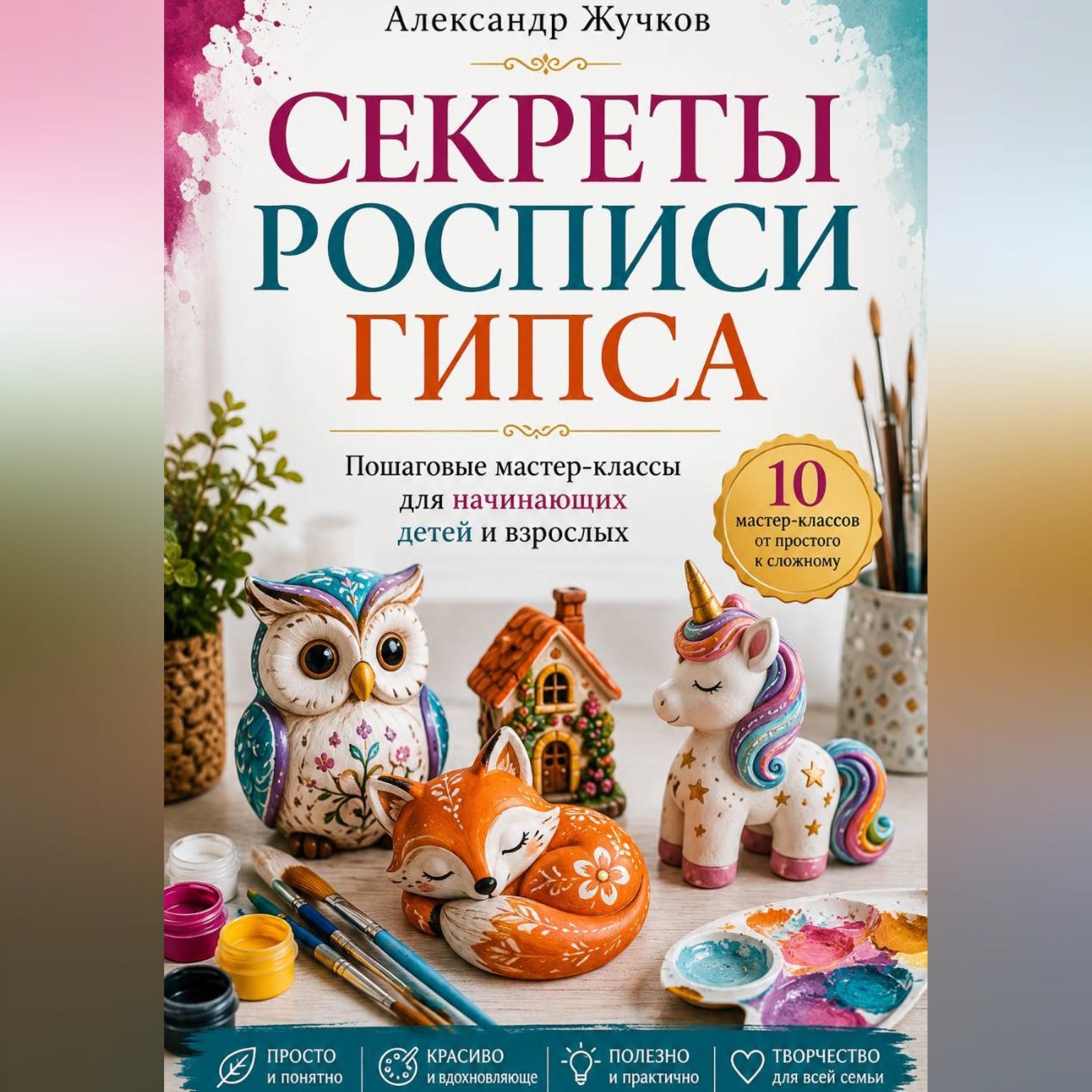 Обложка книги «Секреты росписи гипса»
