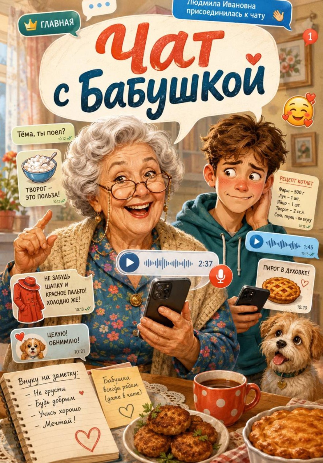Обложка книги «Чат с бабушкой»