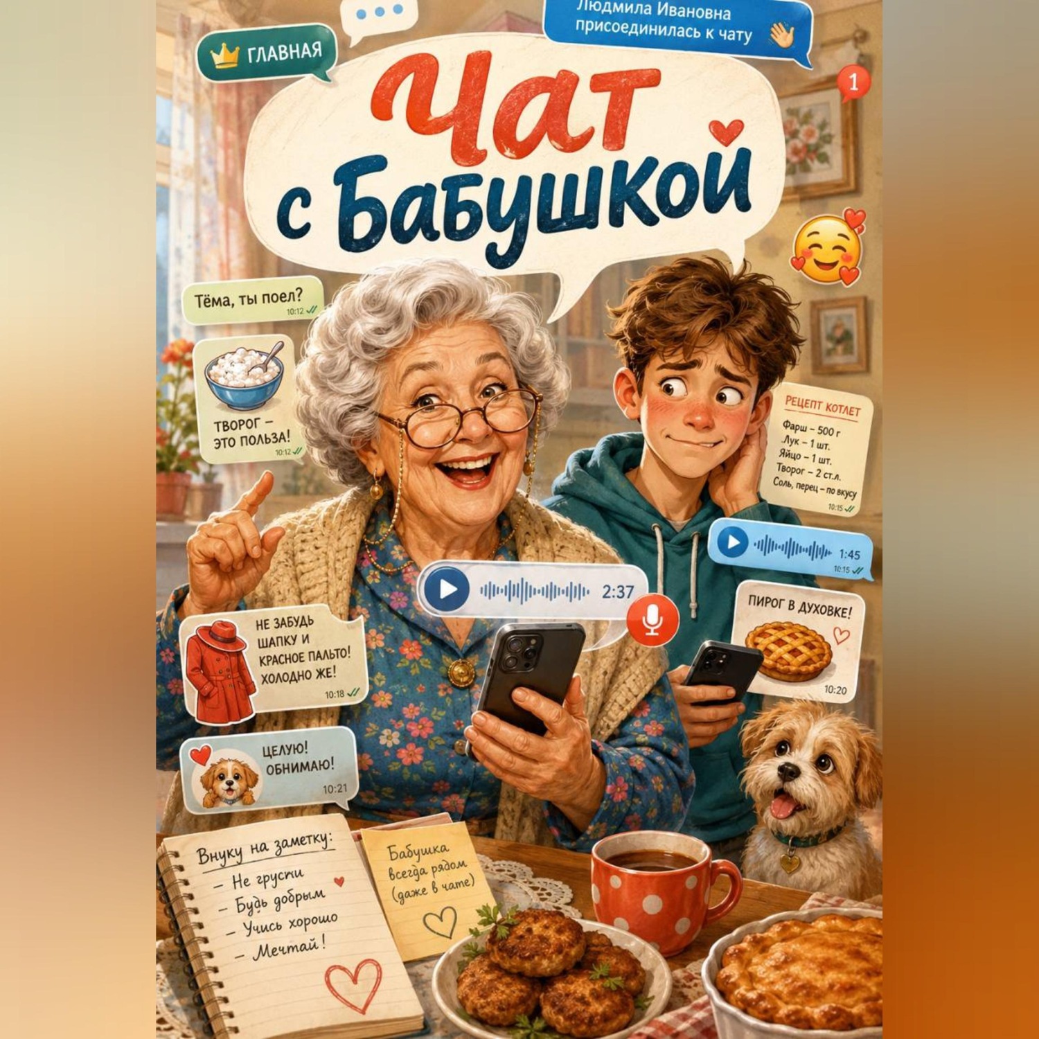 Обложка книги «Чат с бабушкой»