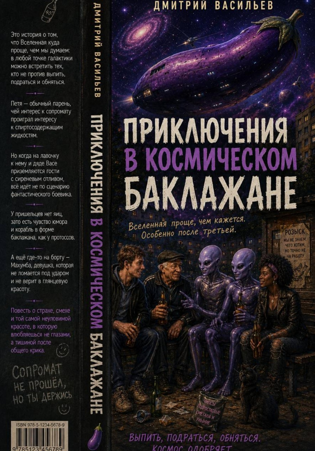 Обложка книги «Приключения на космическом баклажане»