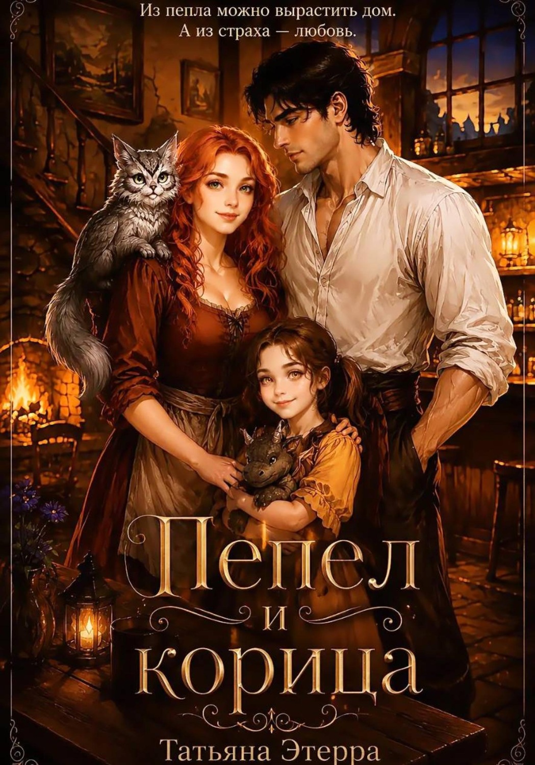 Обложка книги «Пепел и корица»