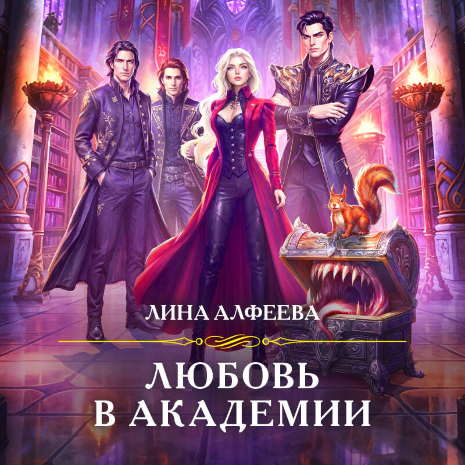 Обложка книги «Любовь в академии»