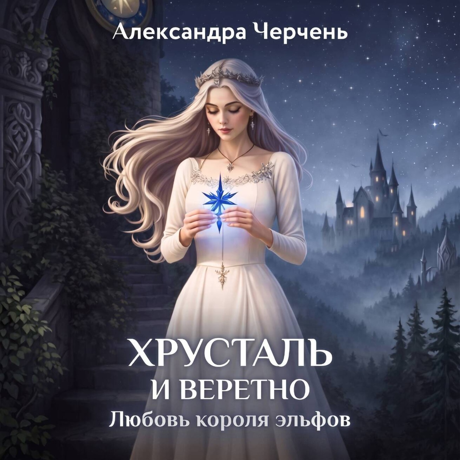 Обложка книги «Хрусталь и веретено. Любовь короля эльфов»