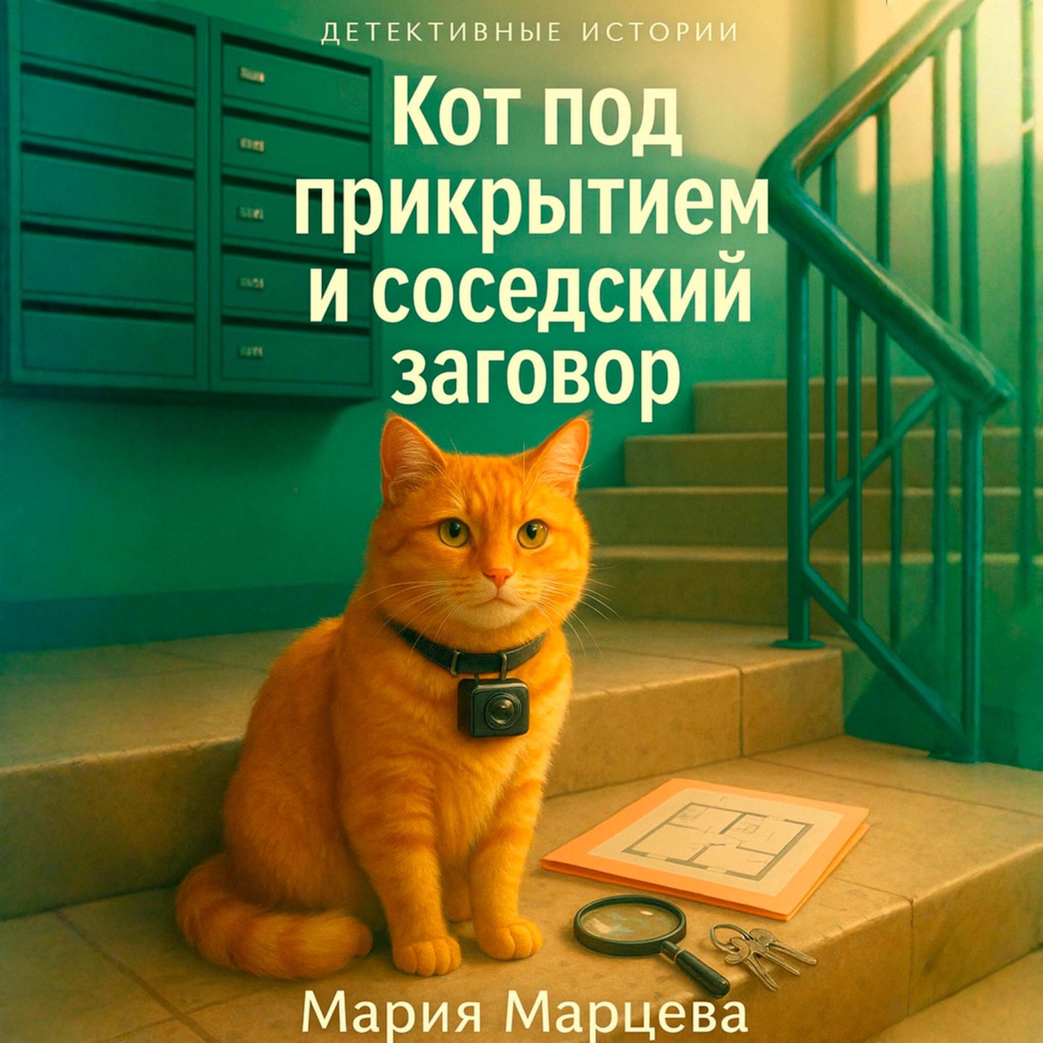 Обложка книги «Детективные истории. Кот под прикрытием и соседский заговор»