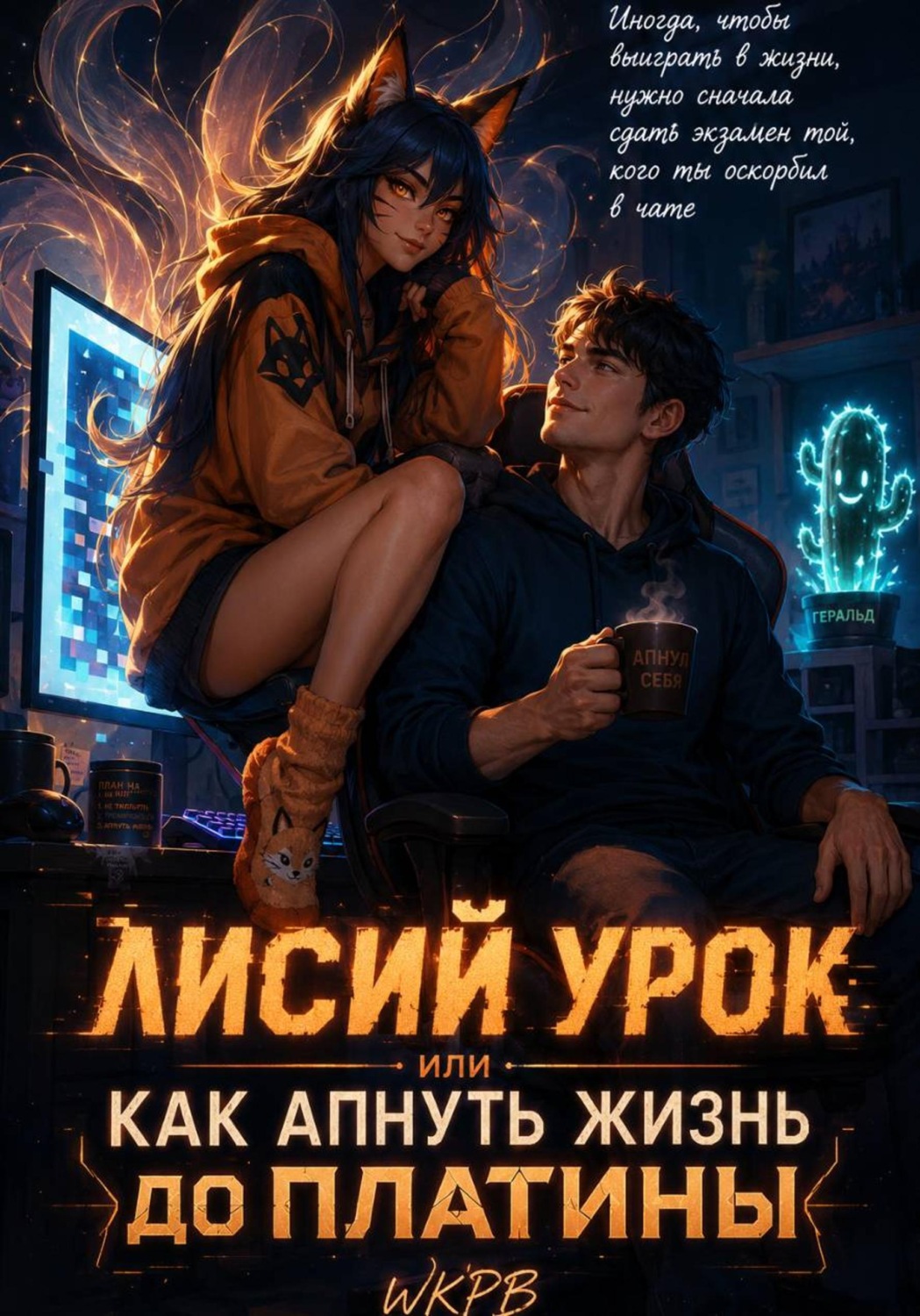 Обложка книги «Лисий урок, или Как апнуть жизнь до Платины»