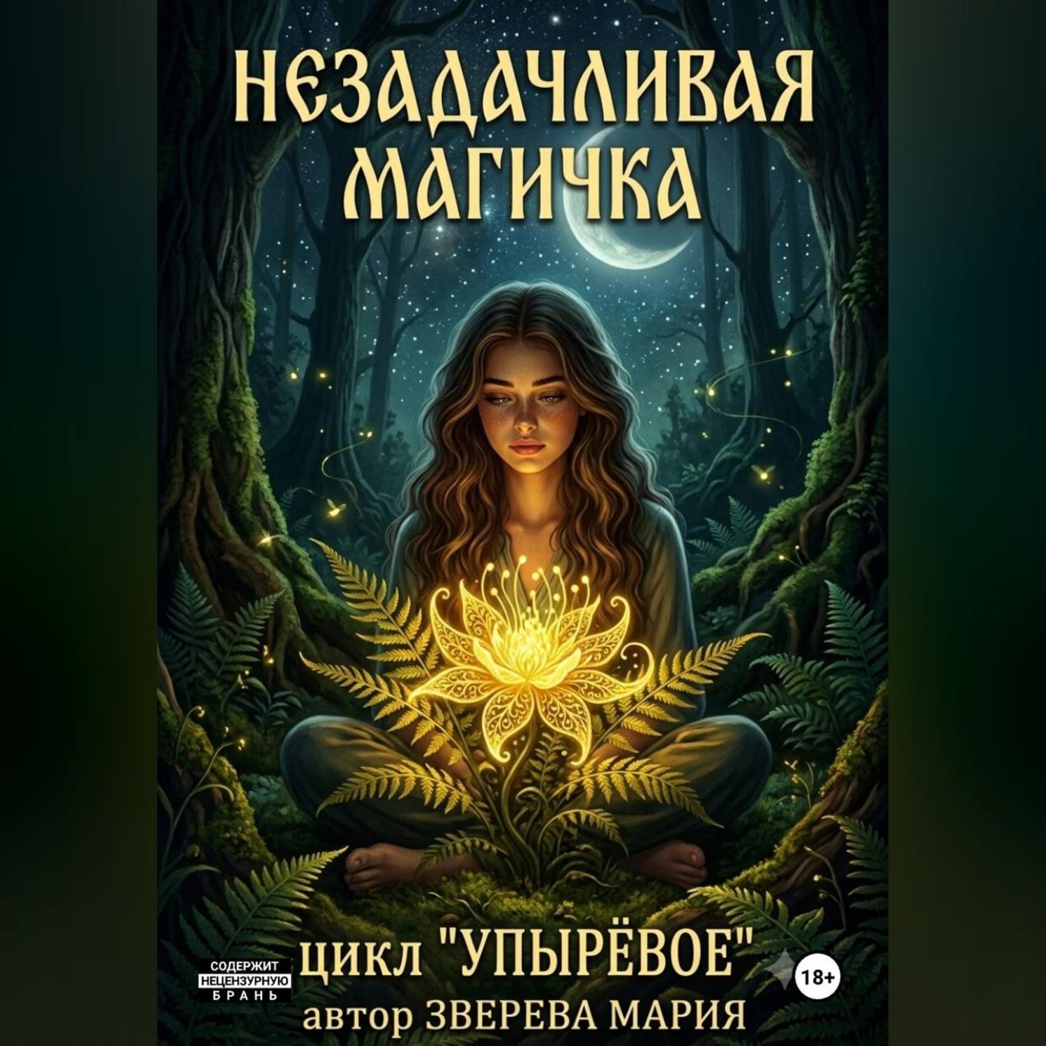 Обложка книги «Упырёвое 1. Незадачливая магичка.»