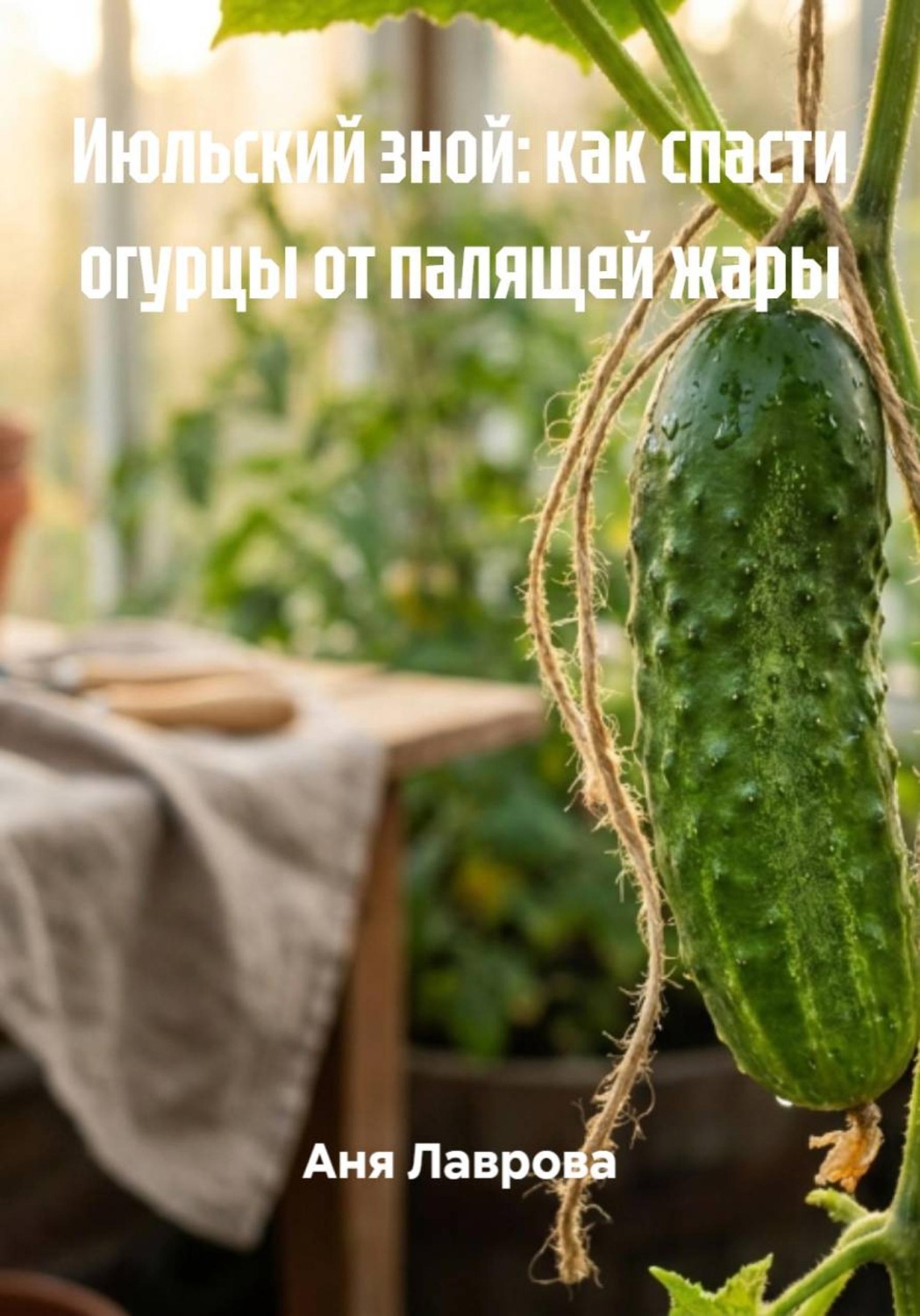 Обложка книги «Июльский зной: как спасти огурцы от палящей жары»