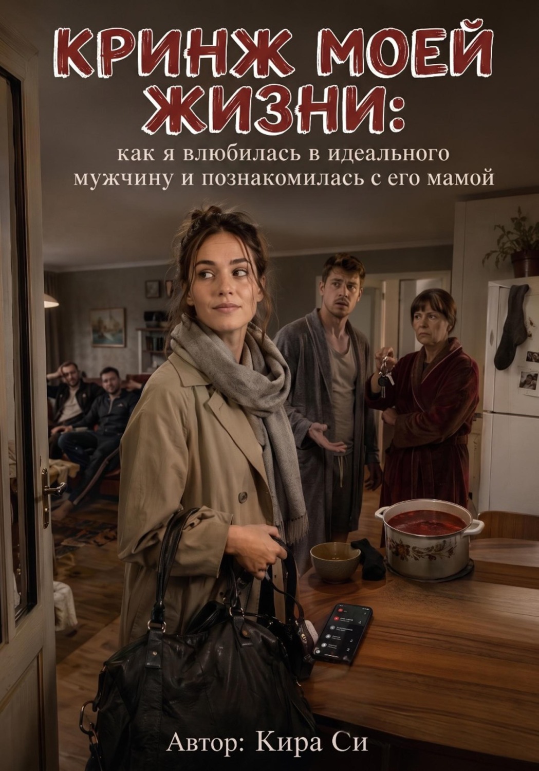Обложка книги «КРИНЖ МОЕЙ ЖИЗНИ: как я влюбилась в идеального мужчину и познакомилась с его мамой»