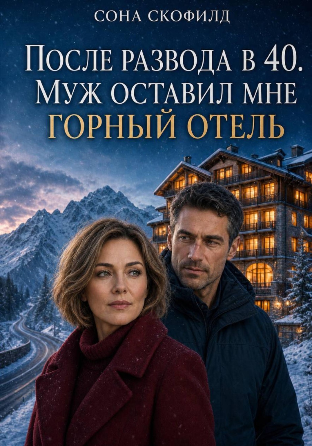 Обложка книги «После развода в 40. Муж оставил мне горный отель»