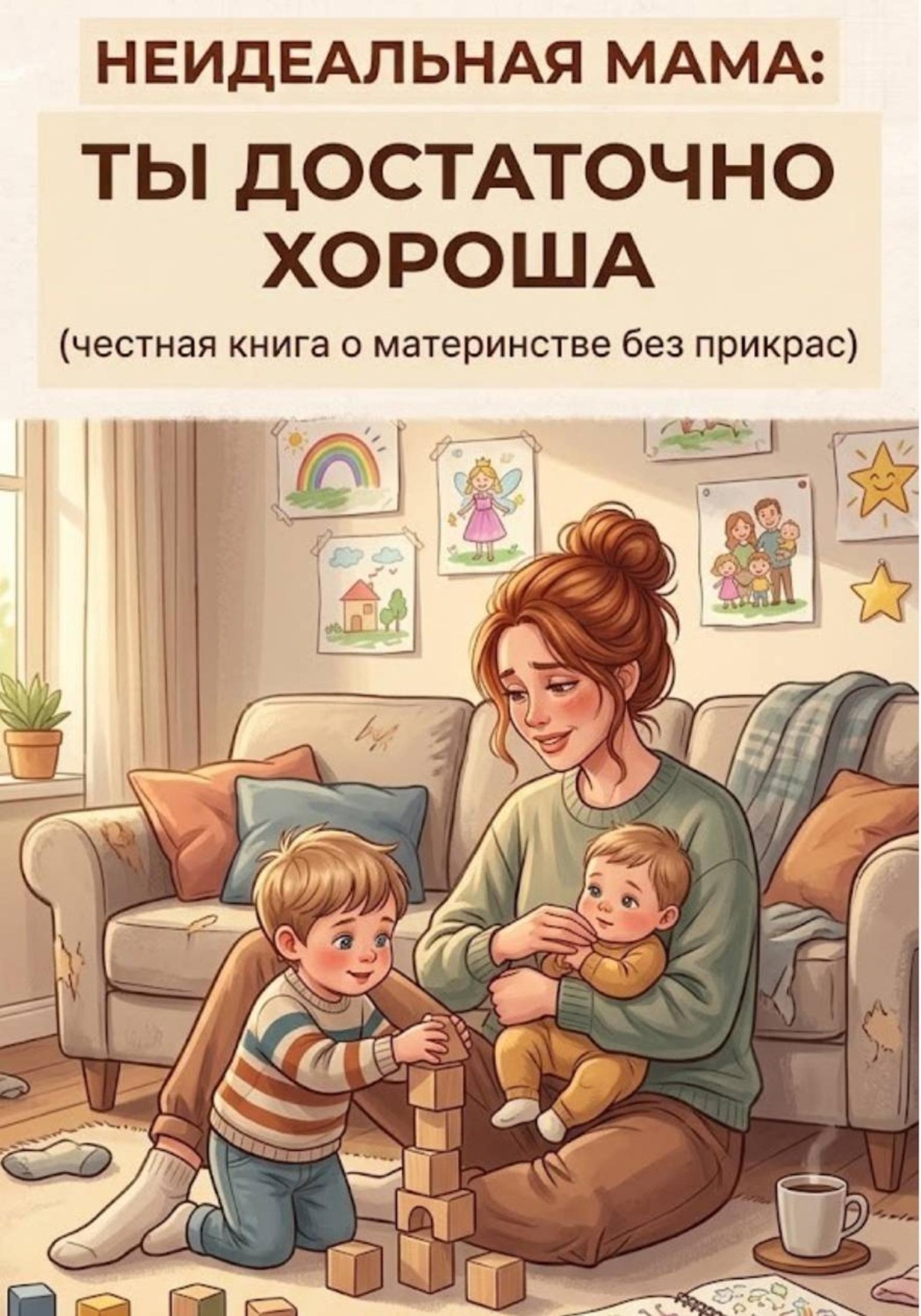 Обложка книги «Ты достаточно хороша: честная книга о материнстве без прикрас»