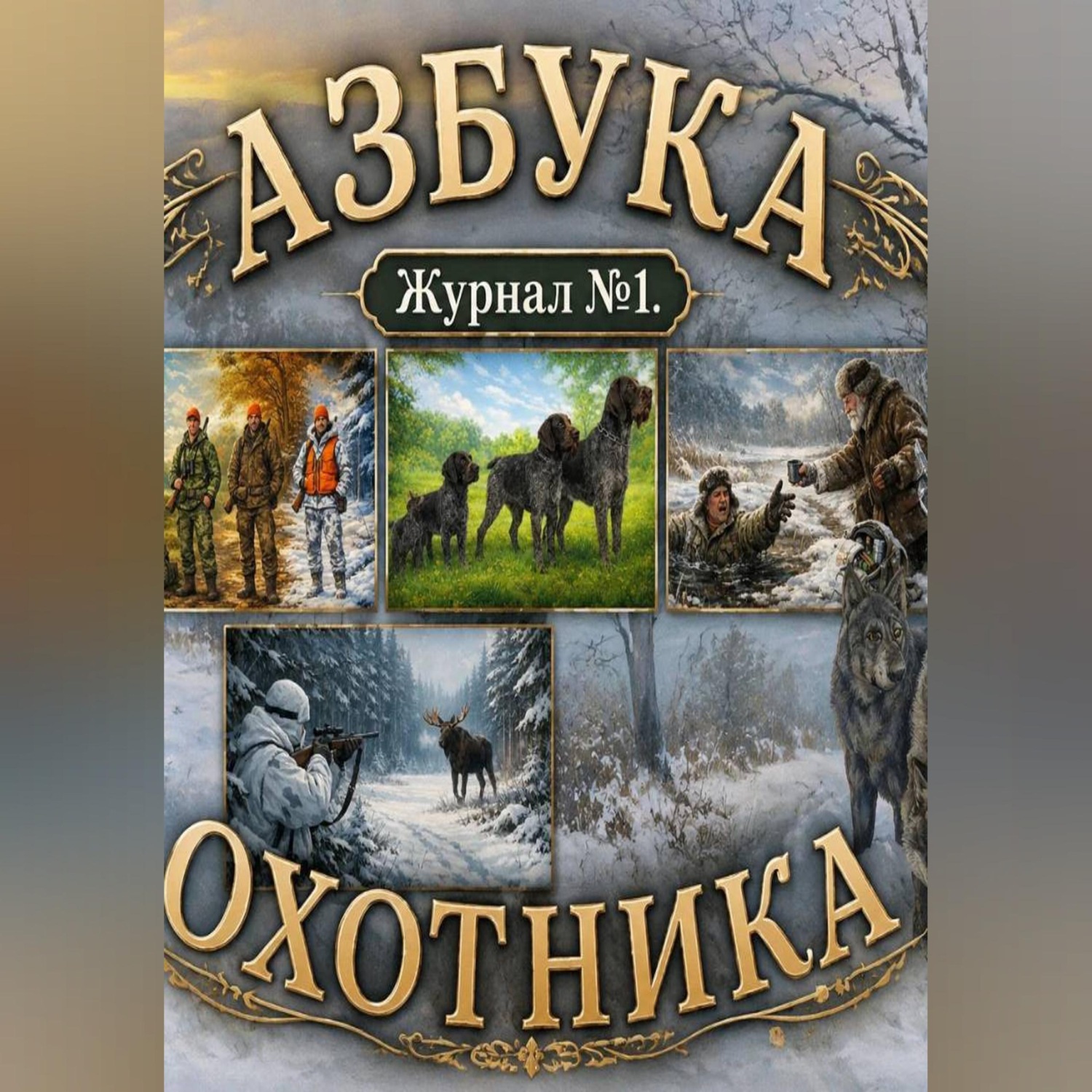 Обложка книги «Азбука охотника. Журнал номер один»