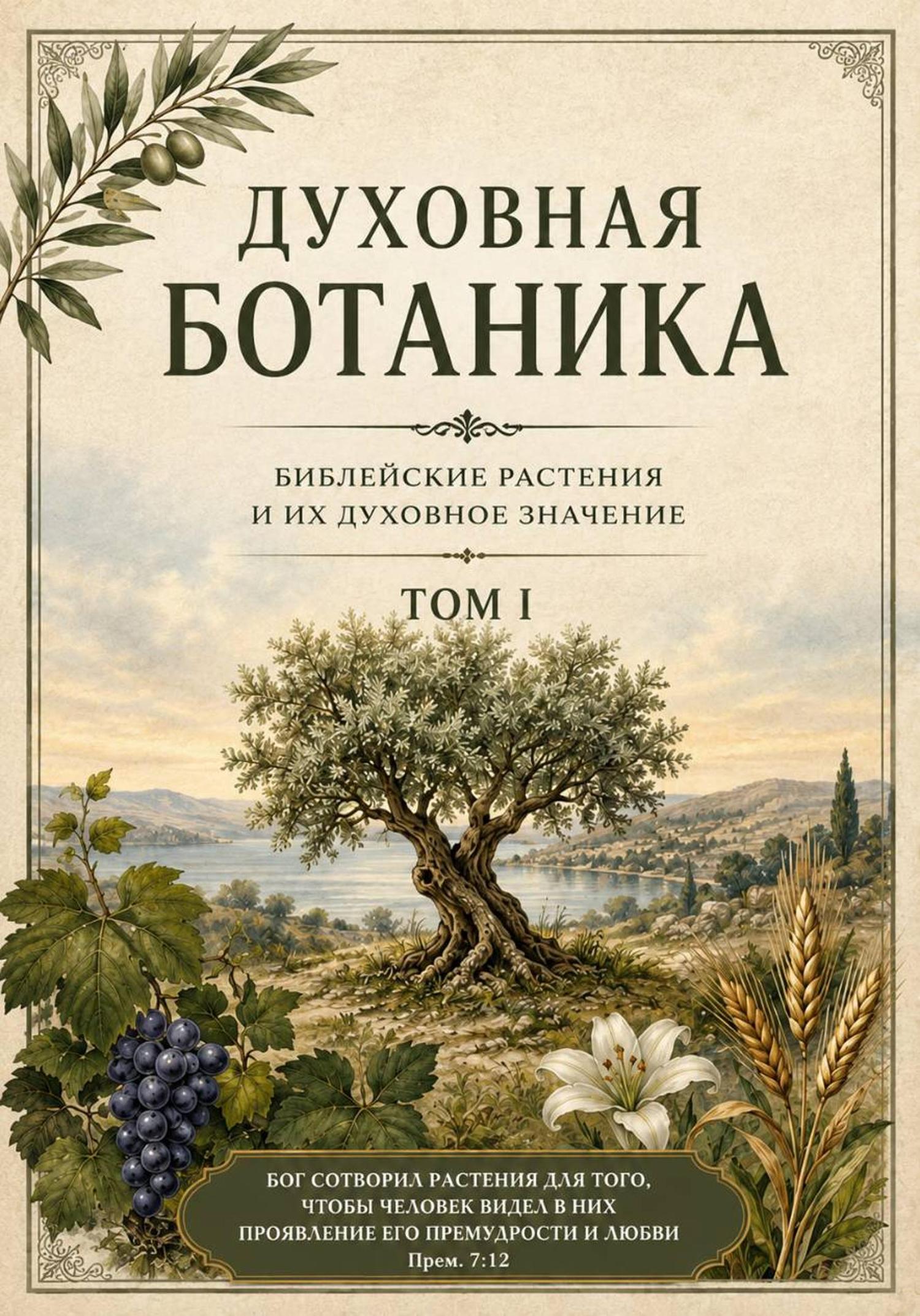 Обложка книги «Духовная ботаника. Том I. Великие деревья Библии»