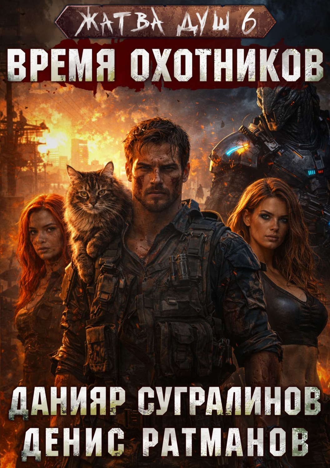 Обложка книги «Жатва душ 6. Время охотников»