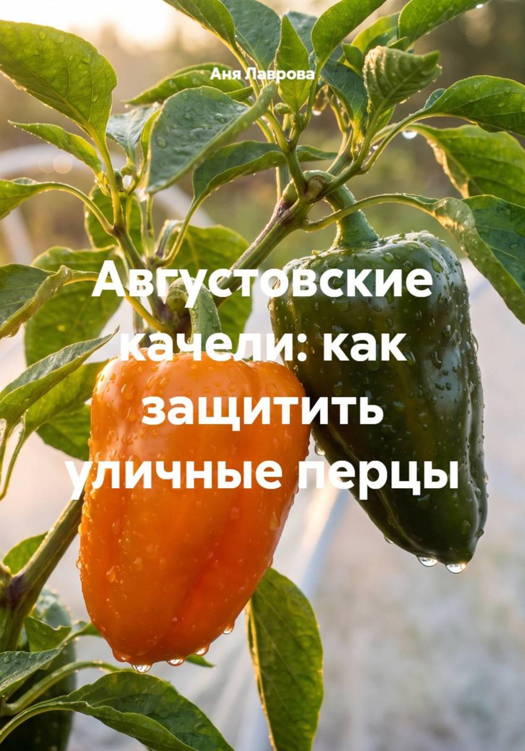 Обложка книги «Августовские качели: как защитить уличные перцы»