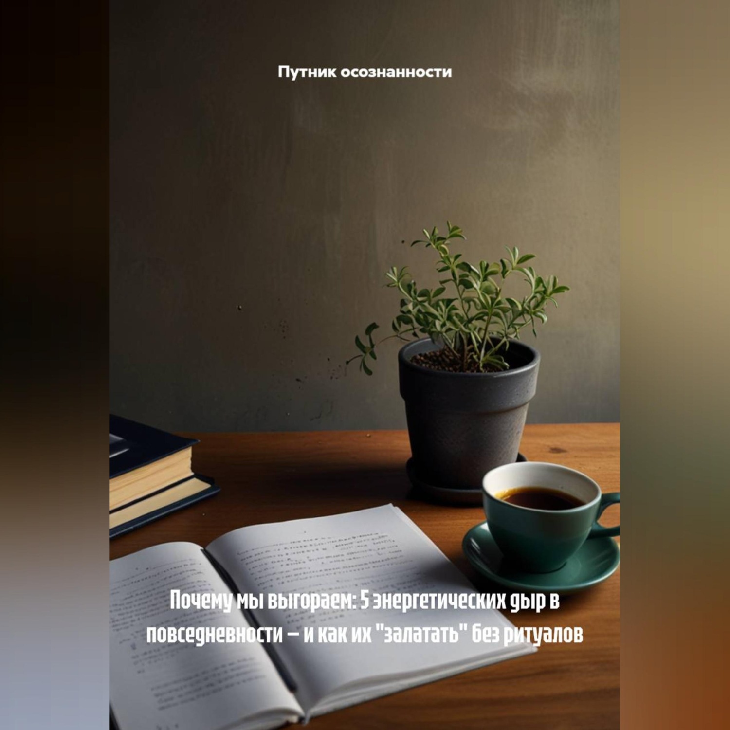 Обложка книги «Почему мы выгораем: 5 энергетических дыр в повседневности — и как их "залатать" без ритуалов»