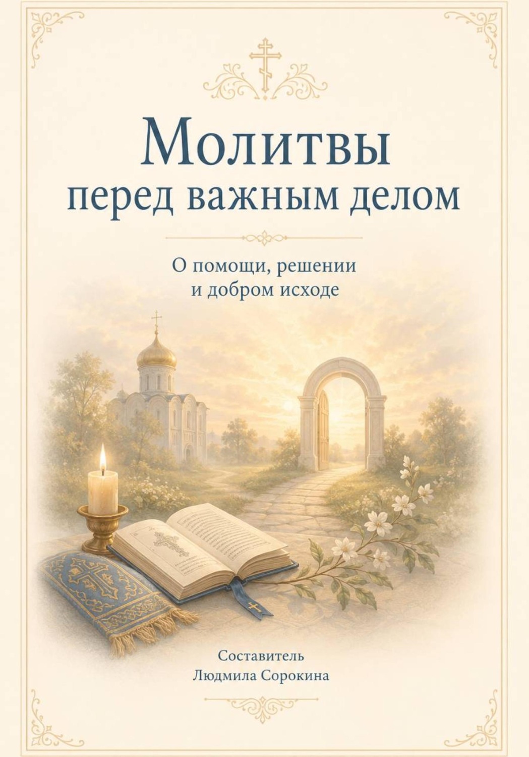 Обложка книги «Молитвы перед важным делом. О помощи, решении и добром исходе»