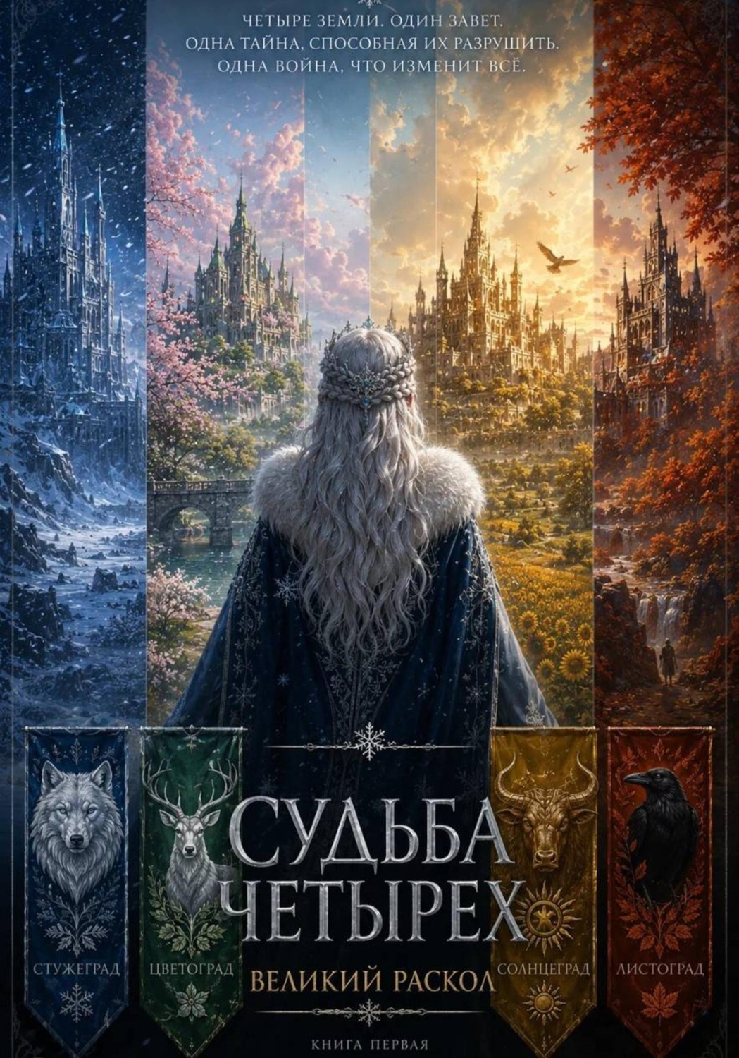 Обложка книги «Судьба Четырех. Великий Раскол»