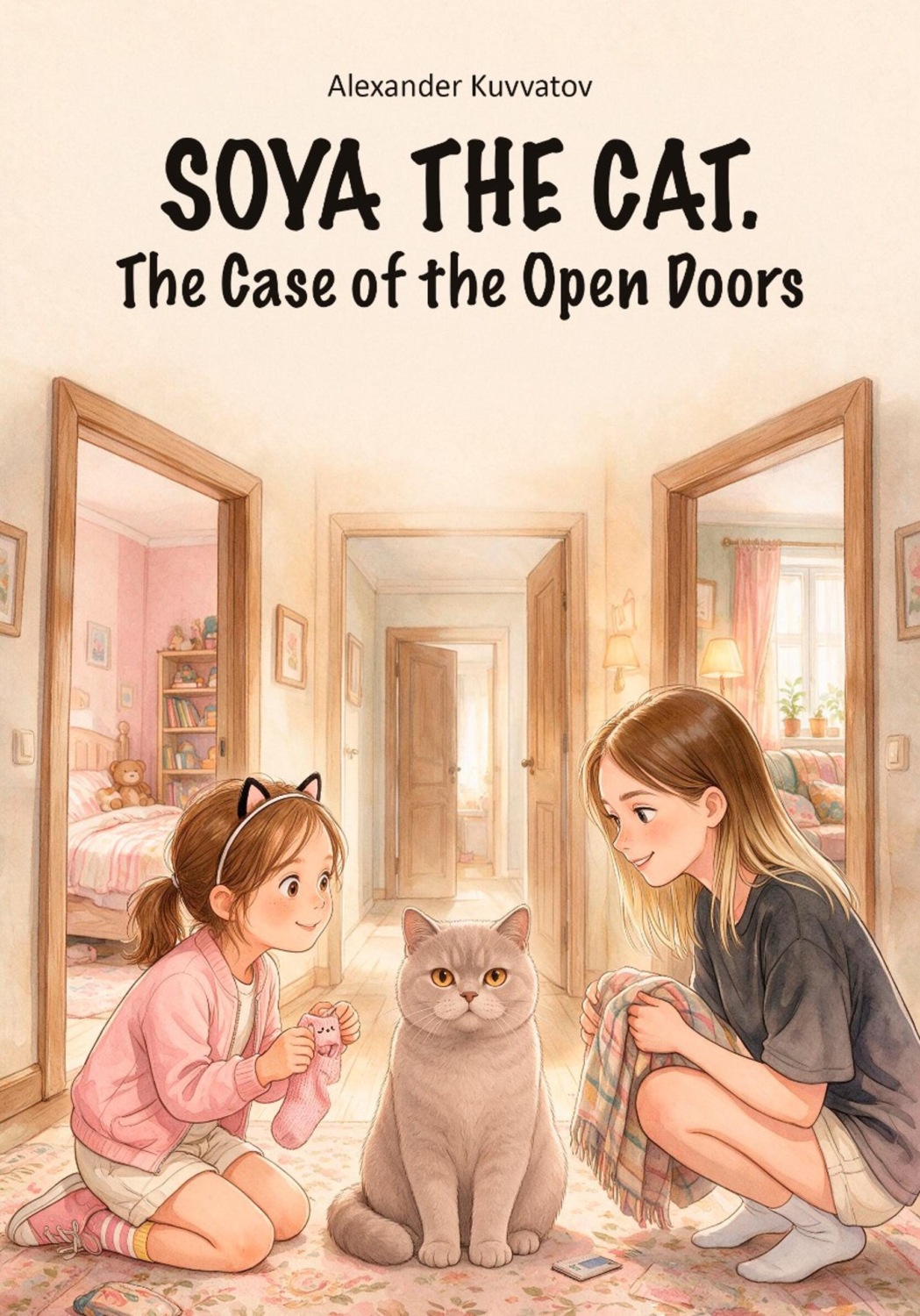 Обложка книги «Soya the cat. The Case of the Open Doors»