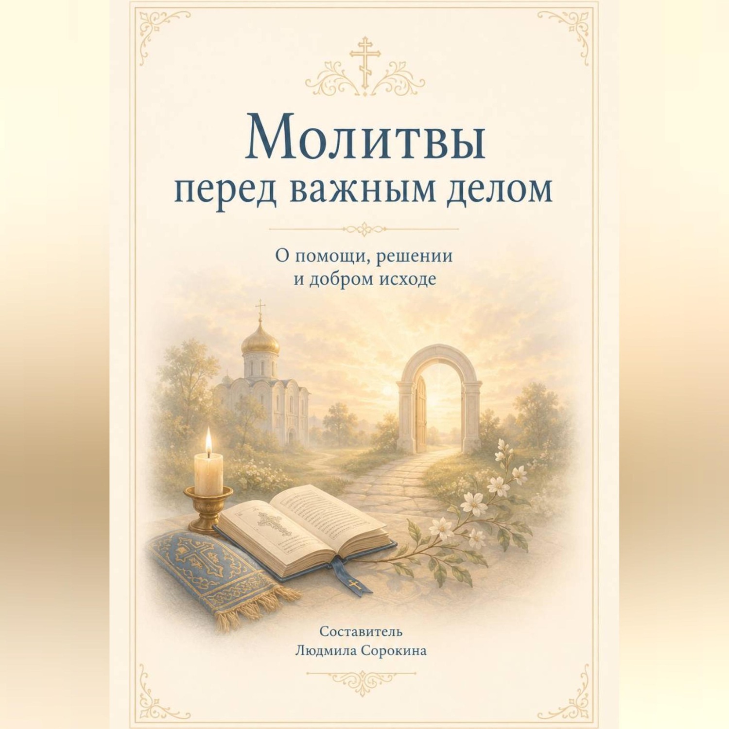 Обложка книги «Молитвы перед важным делом. О помощи, решении и добром исходе»