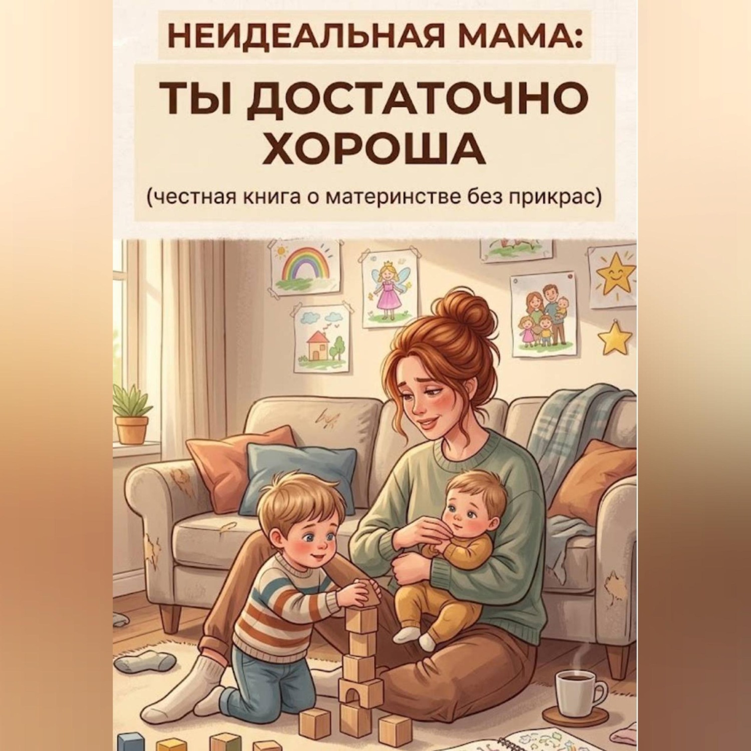 Обложка книги «Ты достаточно хороша: честная книга о материнстве без прикрас»