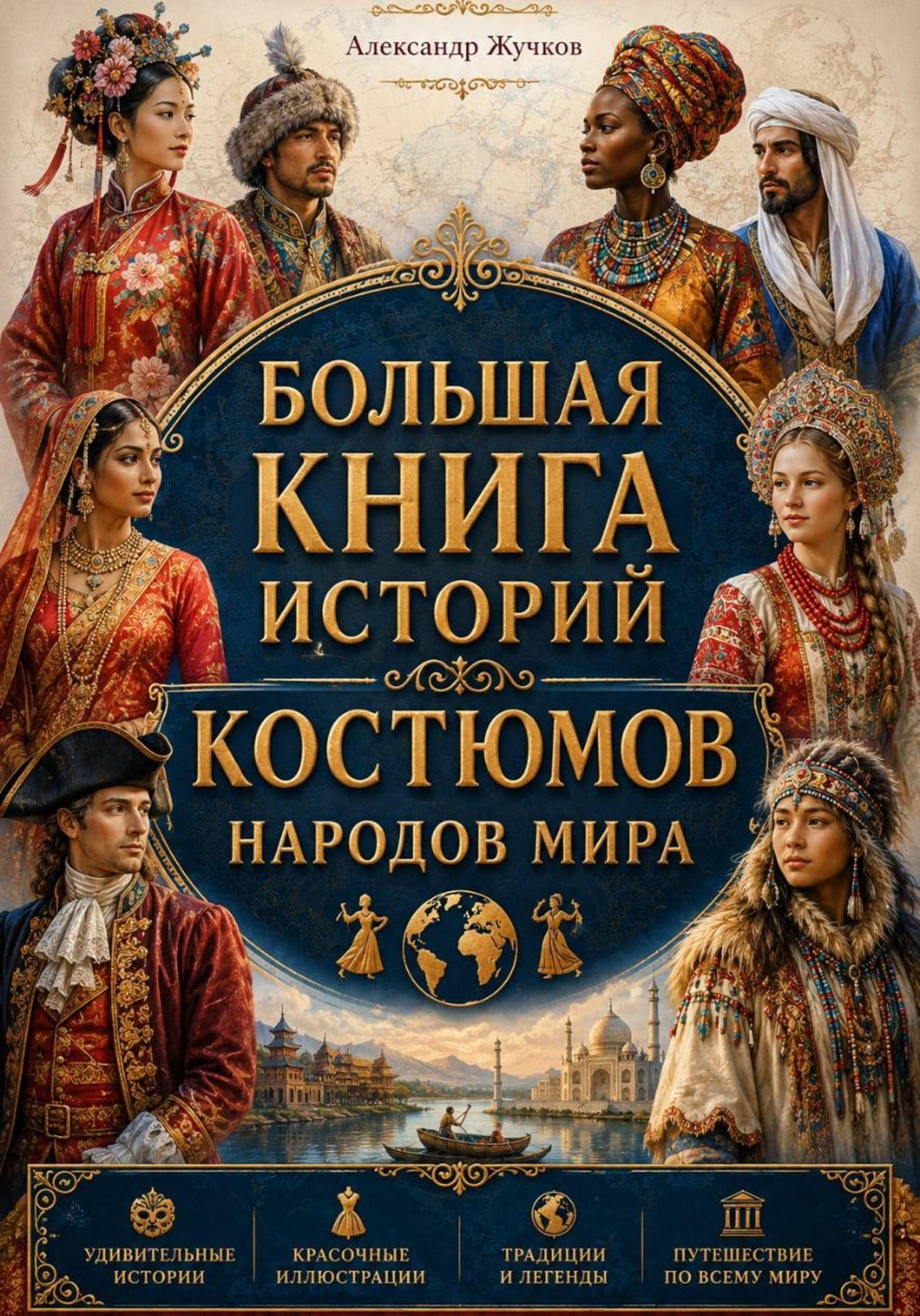 Обложка книги «Большая книга историй костюмов народов мира»