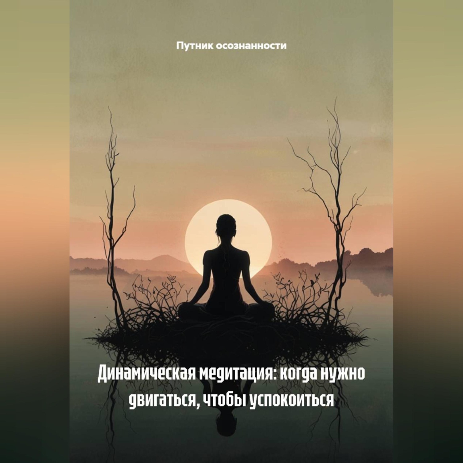 Обложка книги «Динамическая медитация: когда нужно двигаться, чтобы успокоиться»