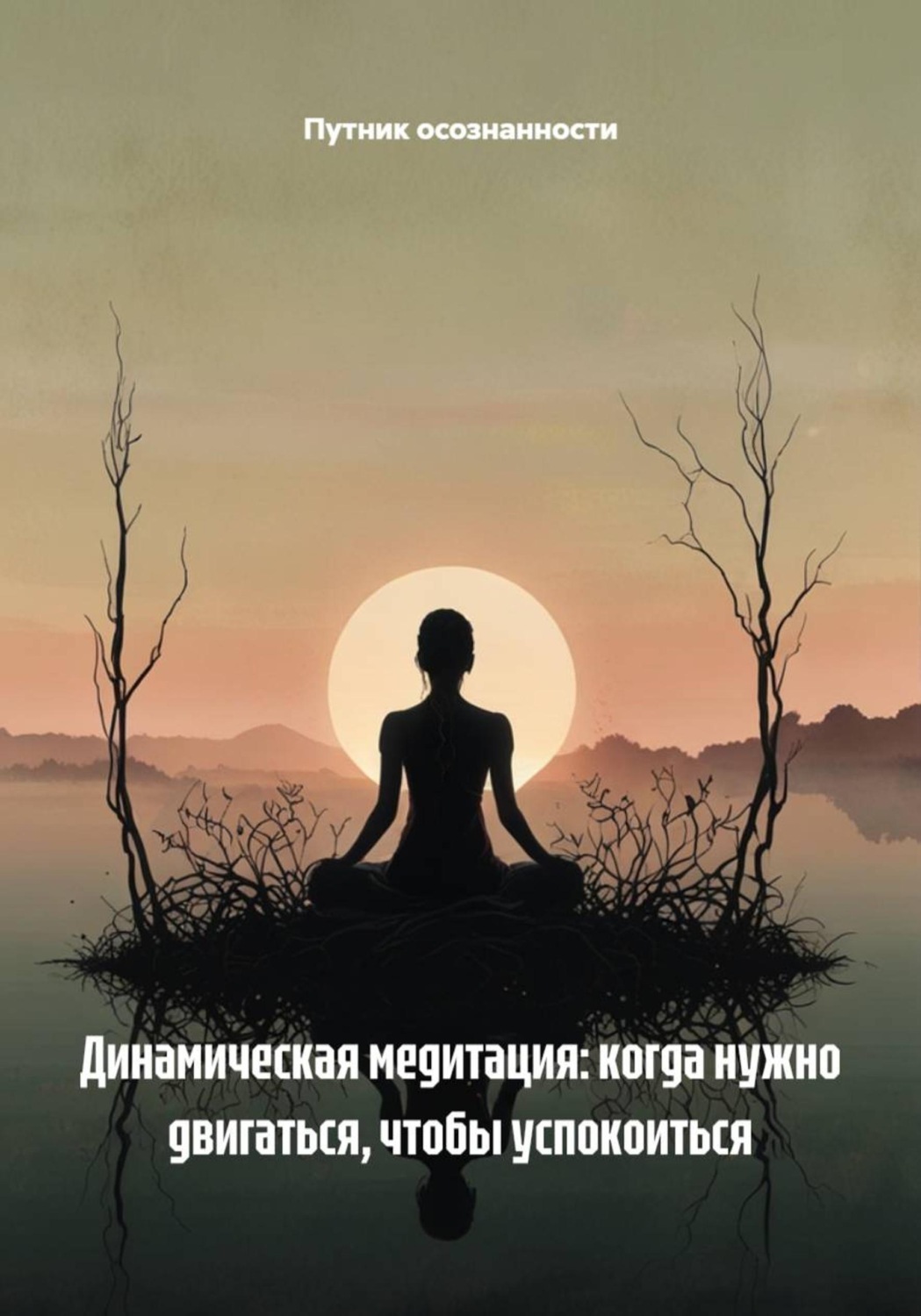 Обложка книги «Динамическая медитация: когда нужно двигаться, чтобы успокоиться»